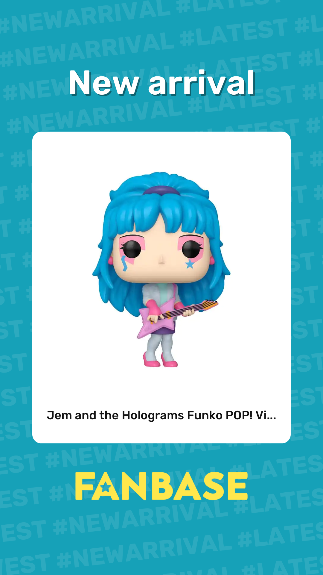 New arrival: Jem and the Holograms Funko POP! Vi...