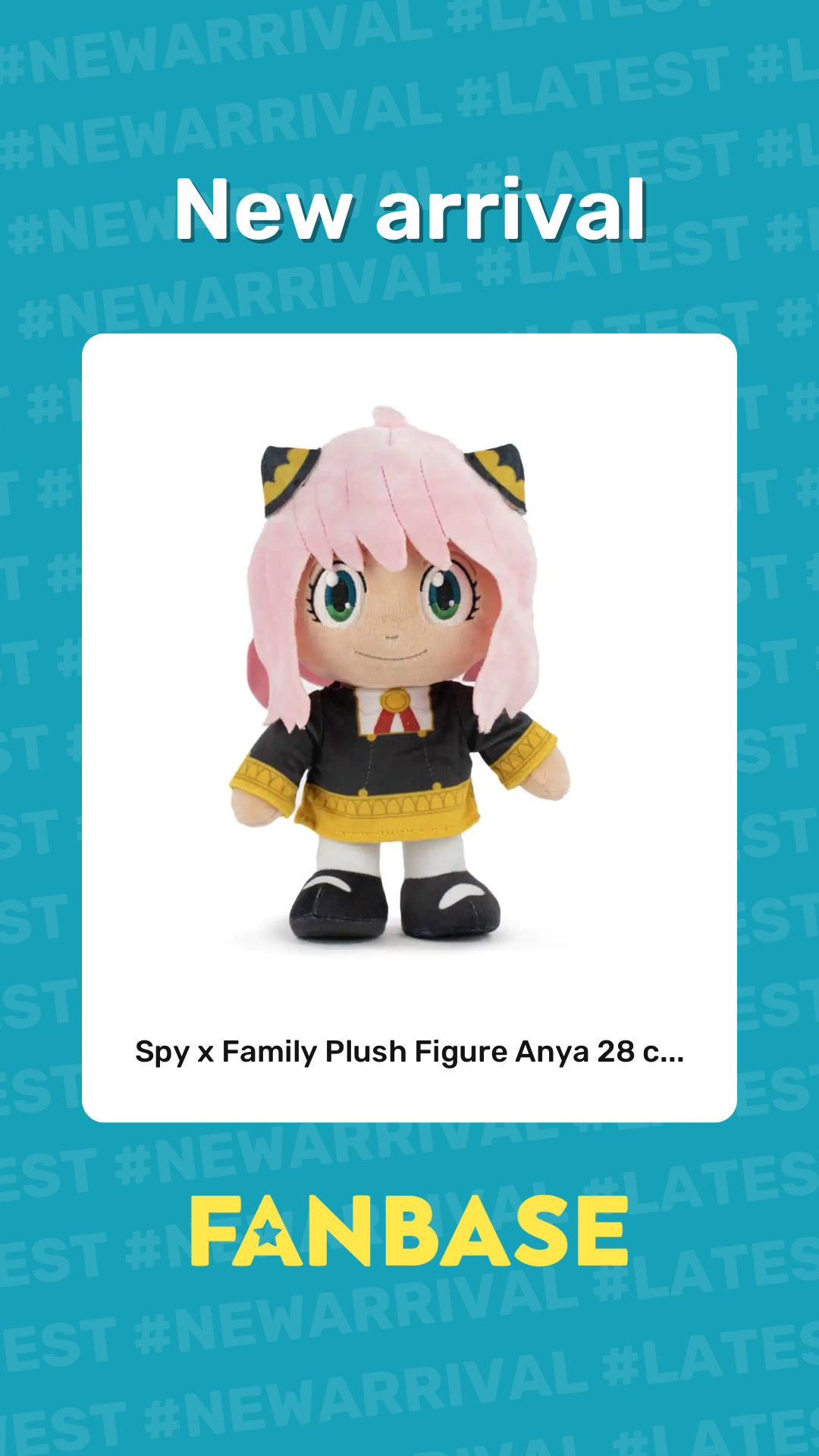 New arrival: Spy x Family Plush Figure Anya 28 c...