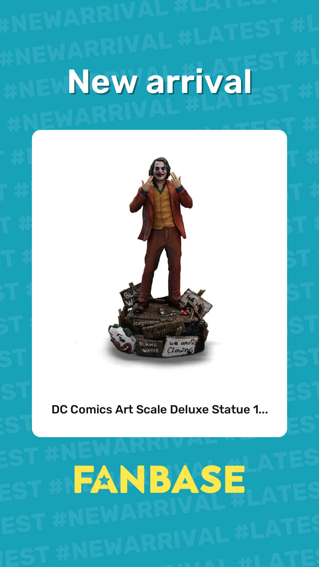 New arrival: DC Comics Art Scale Deluxe Statue 1...
