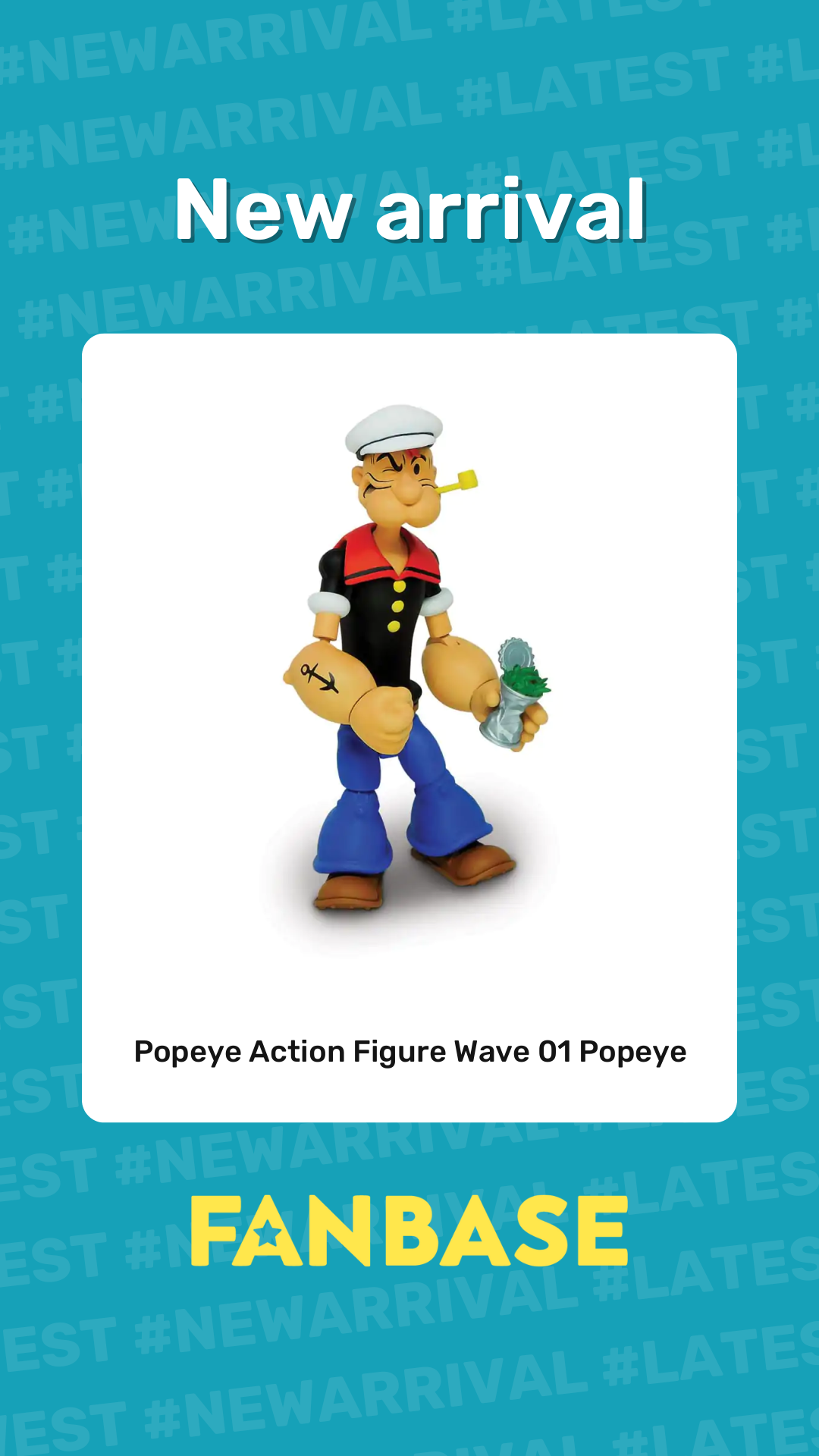 New arrival: Popeye Action Figure Wave 01 Popeye