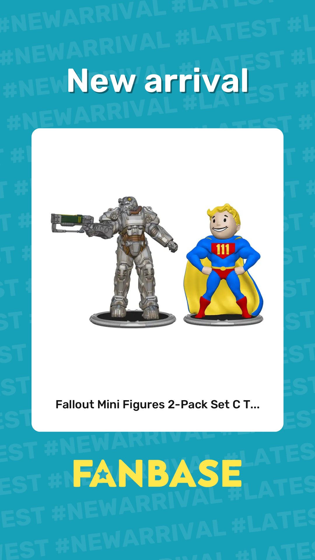 New arrival: Fallout Mini Figures 2-Pack Set C T...