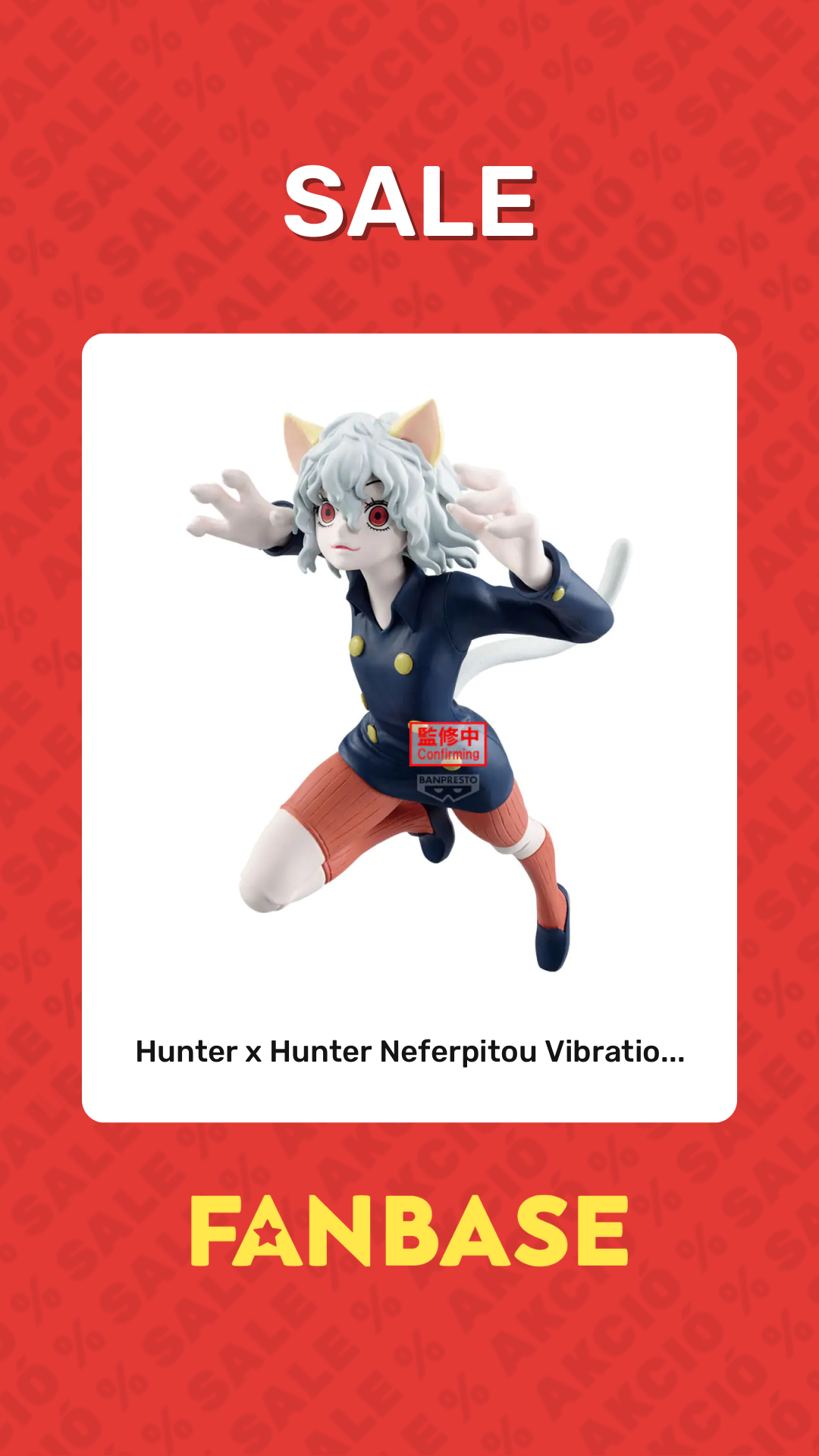 Sale: Hunter x Hunter Neferpitou Vibratio...