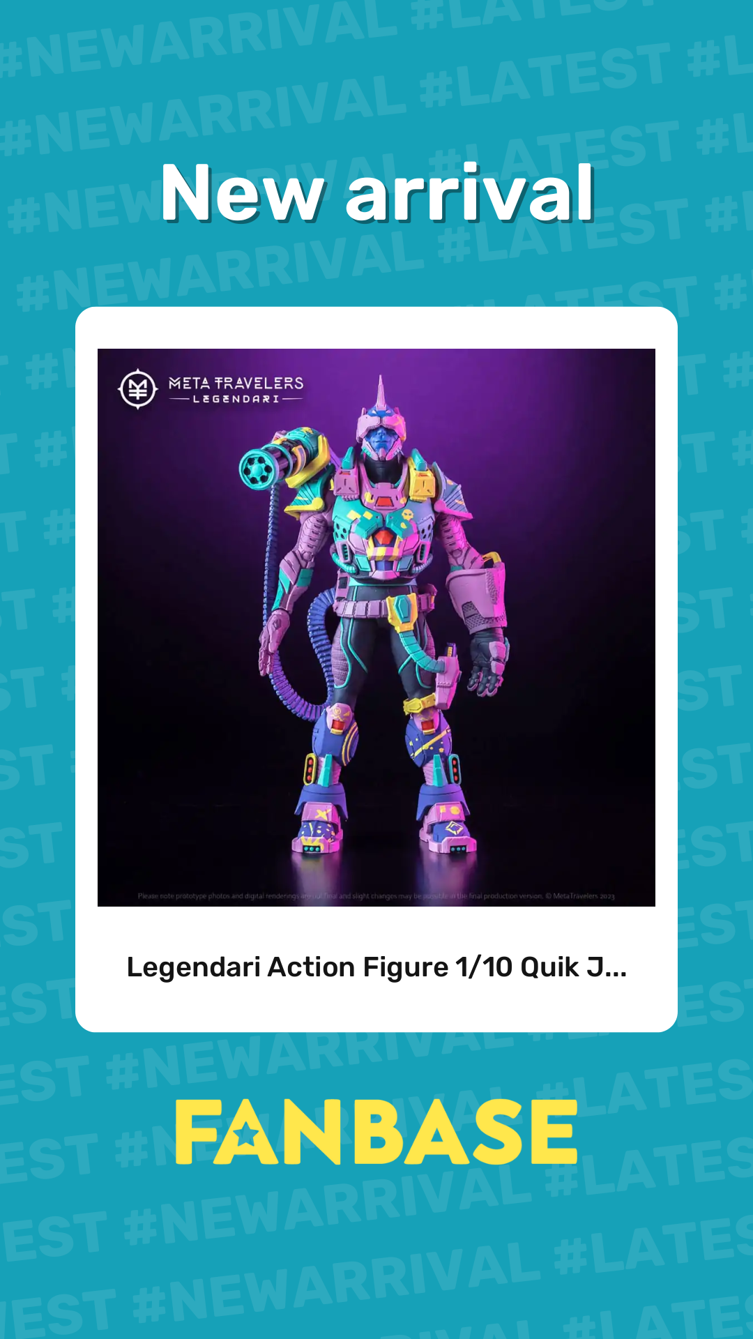New arrival: Legendari Action Figure 1/10 Quik J...