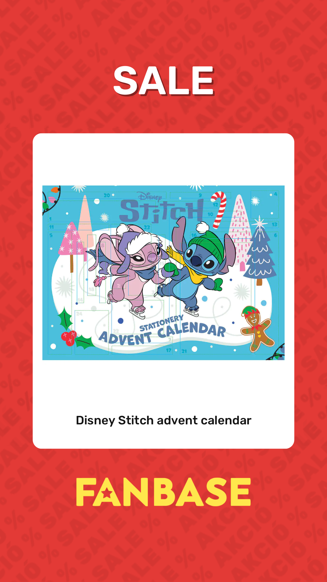 Sale: Disney Stitch advent calendar