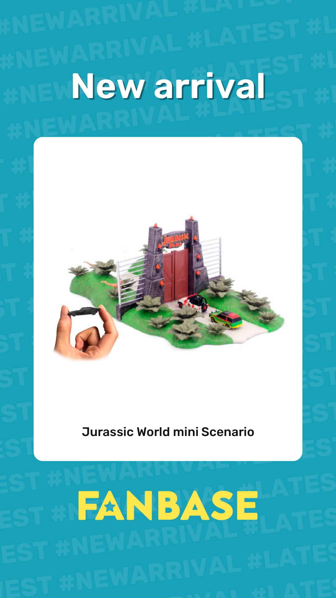 New arrival: Jurassic World mini Scenario