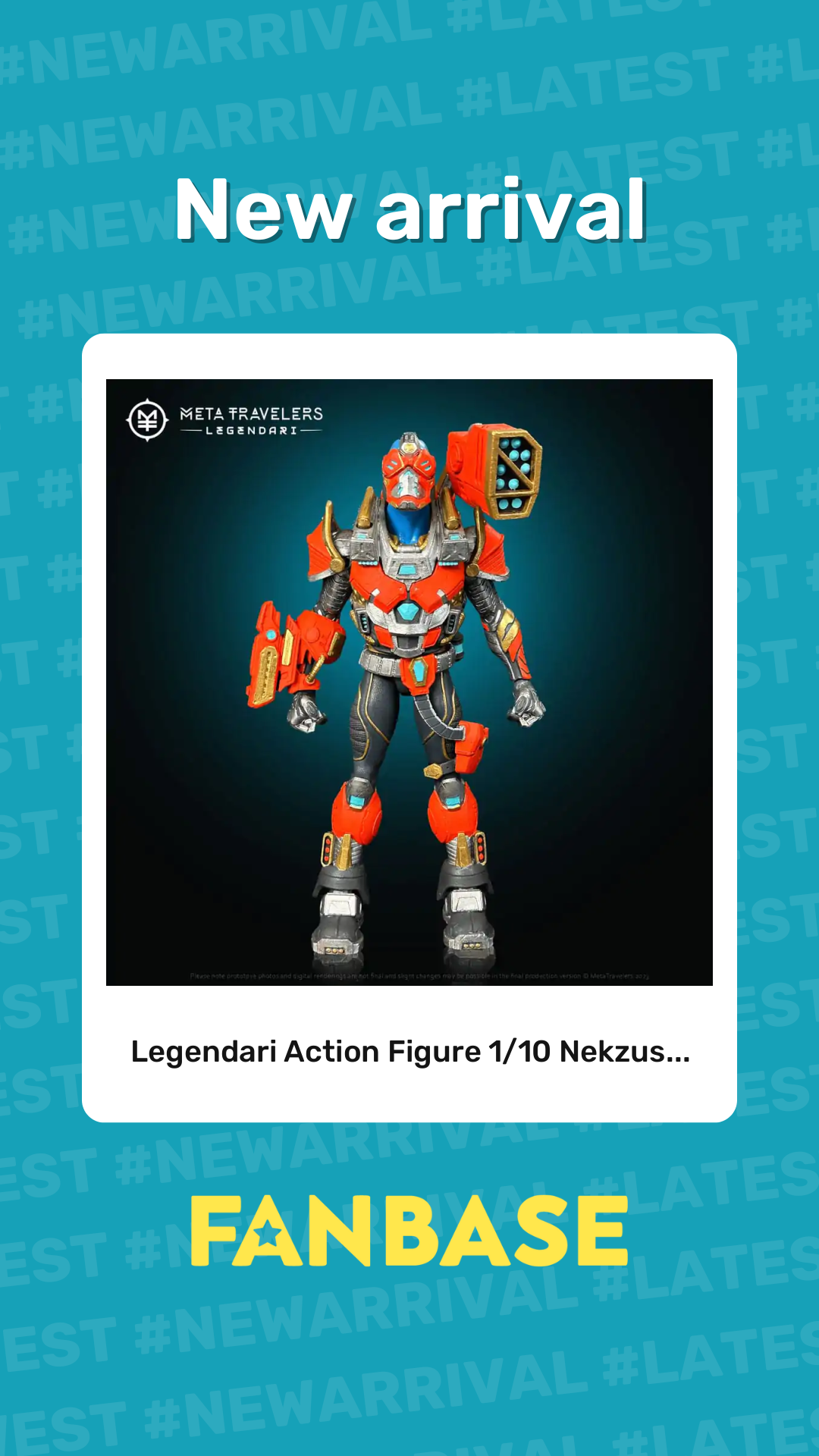 New arrival: Legendari Action Figure 1/10 Nekzus...