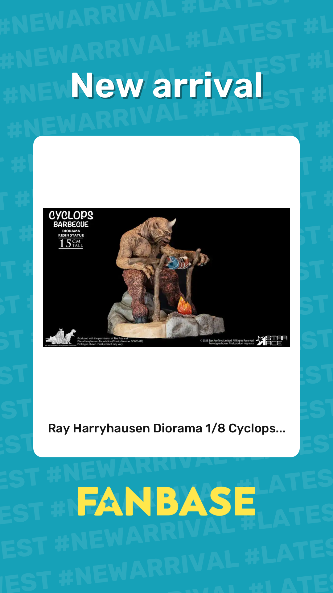 New arrival: Ray Harryhausen Diorama 1/8 Cyclops...
