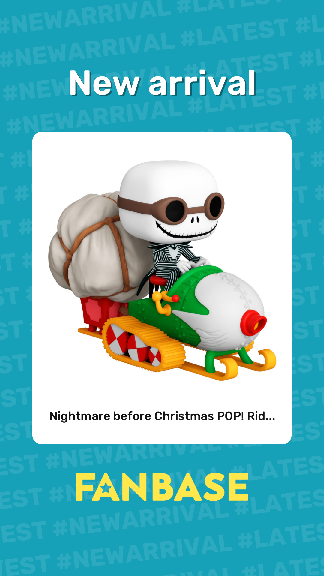 New arrival: Nightmare before Christmas POP! Rid...