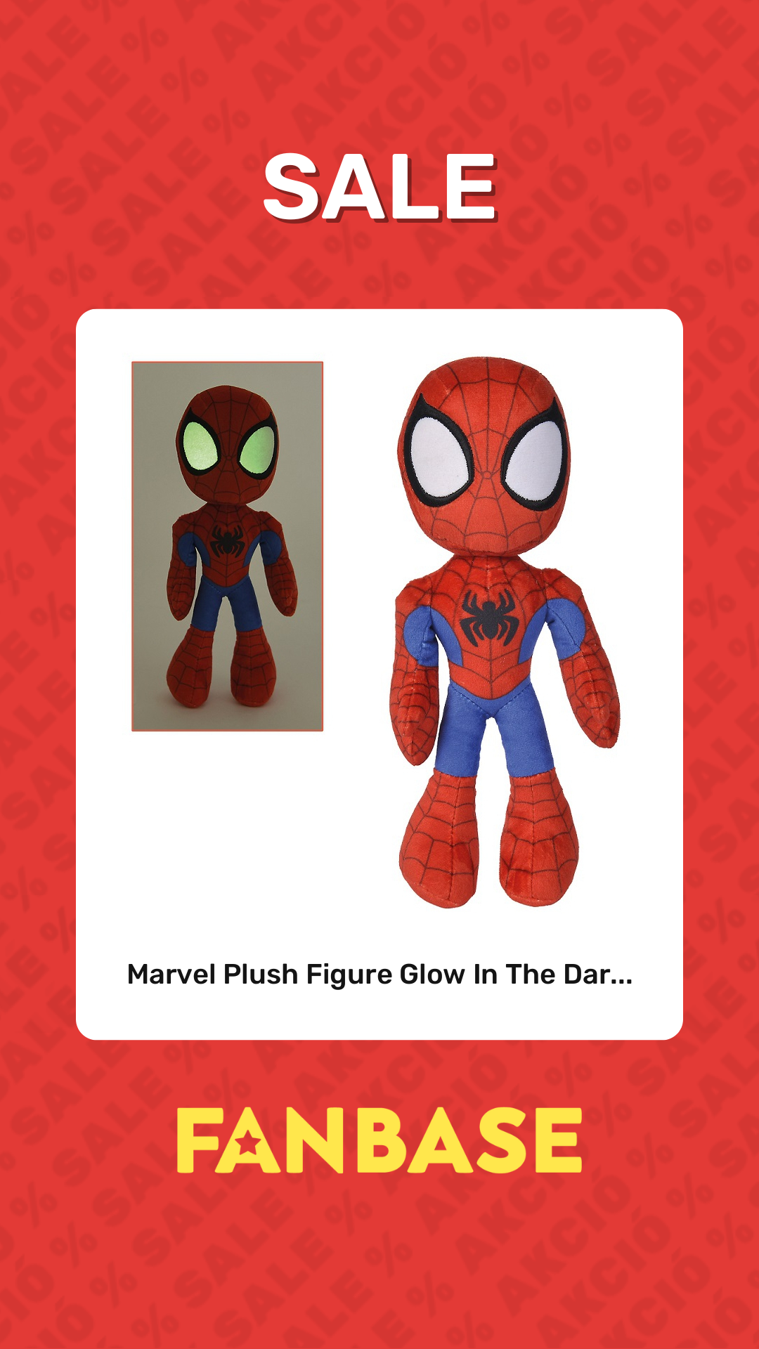 Sale: Marvel Plush Figure Glow In The Dar...