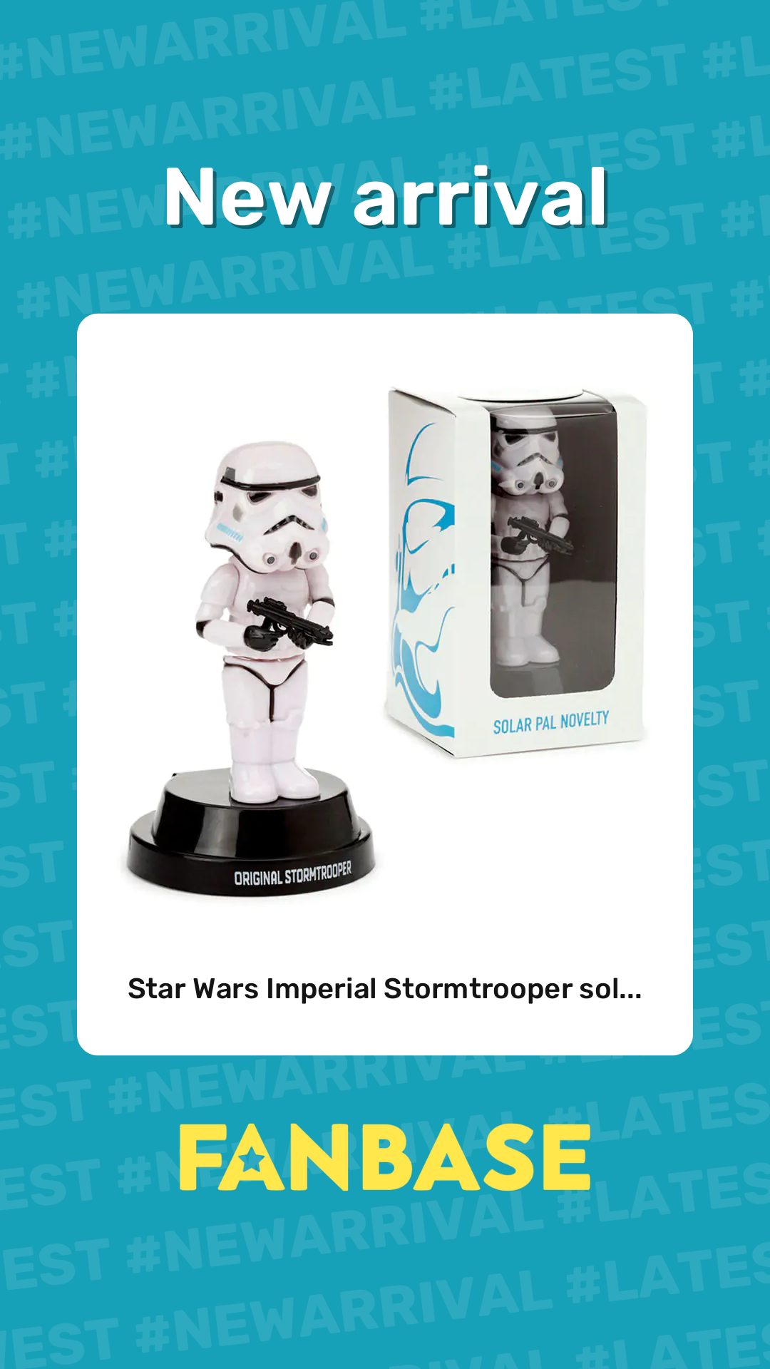 New arrival: Star Wars Imperial Stormtrooper sol...