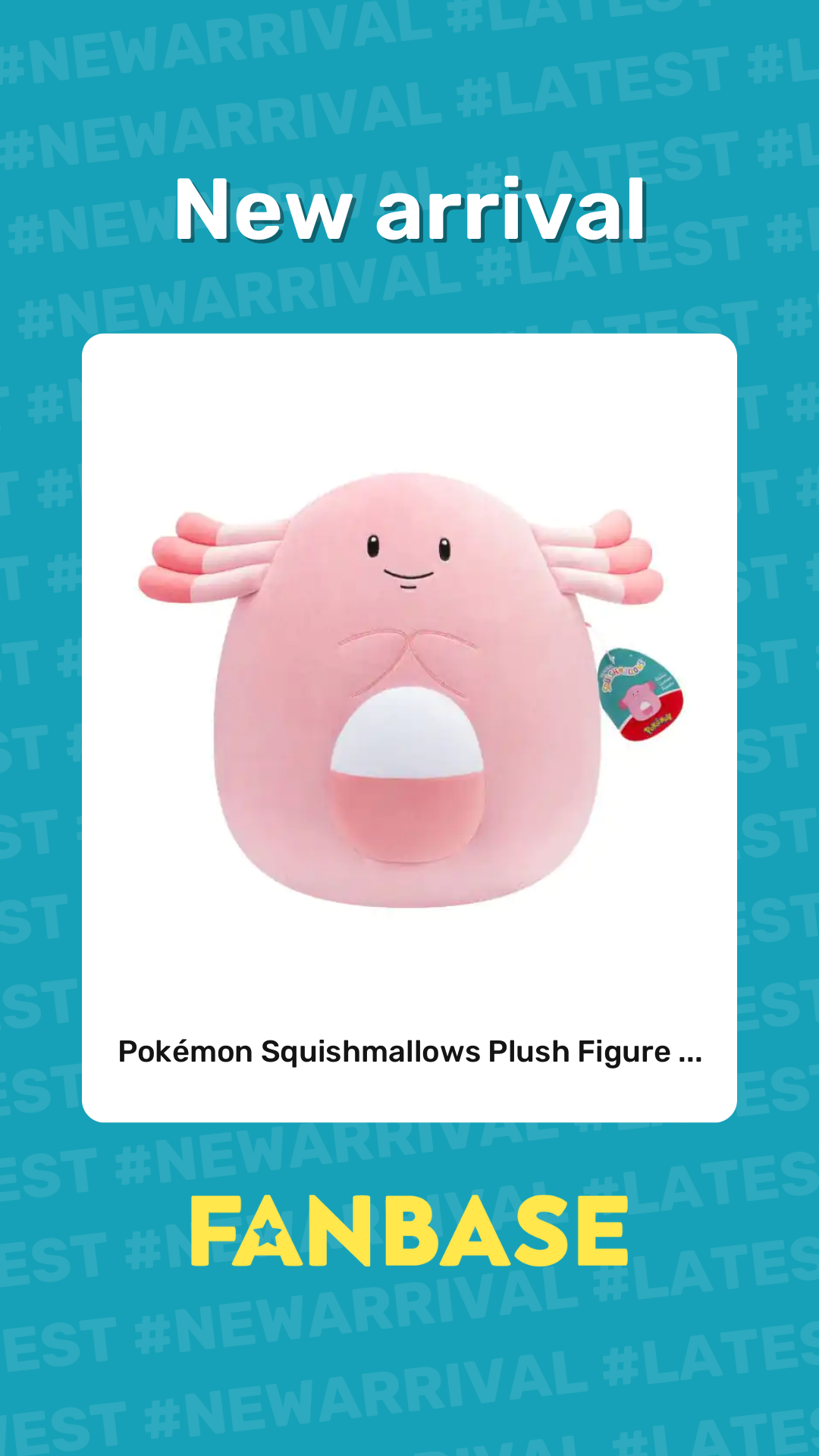 New arrival: Pokémon Squishmallows Plush Figure ...