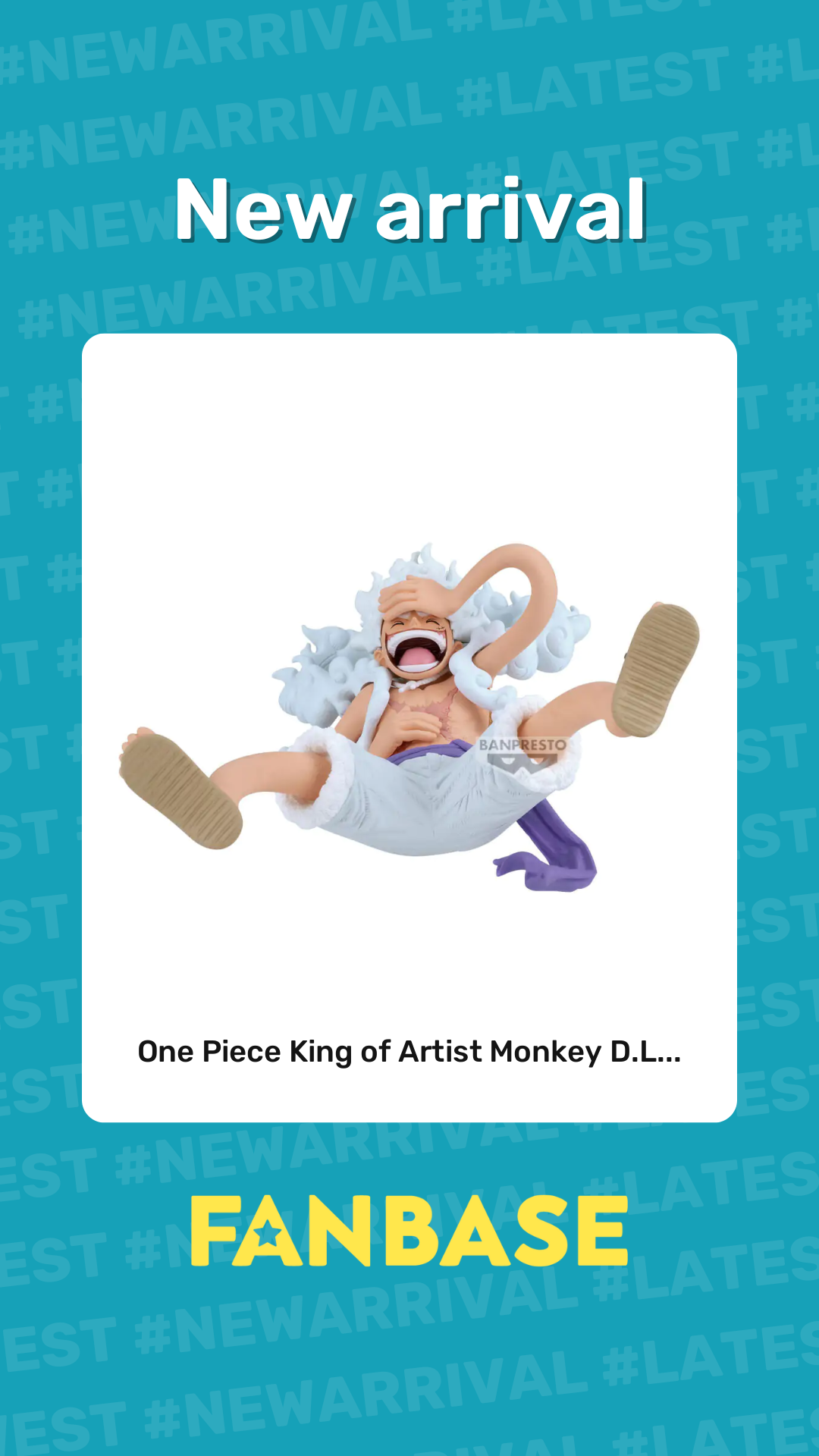 New arrival: One Piece King of Artist Monkey D.L...