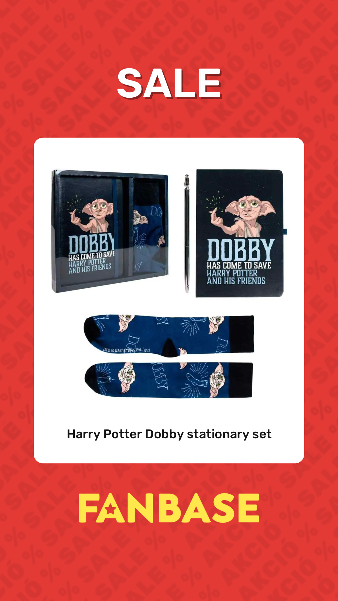 Sale: Harry Potter Dobby stationary set