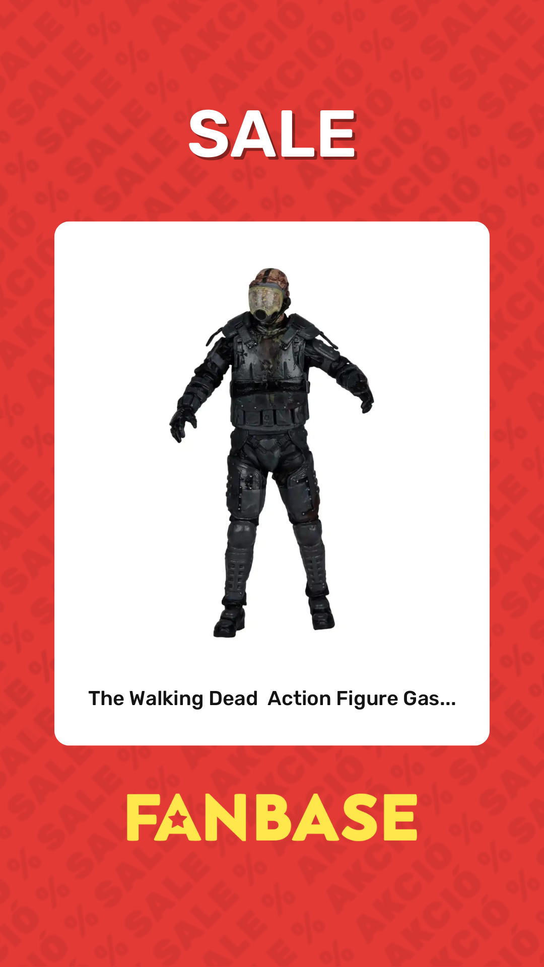 Sale: The Walking Dead  Action Figure Gas...