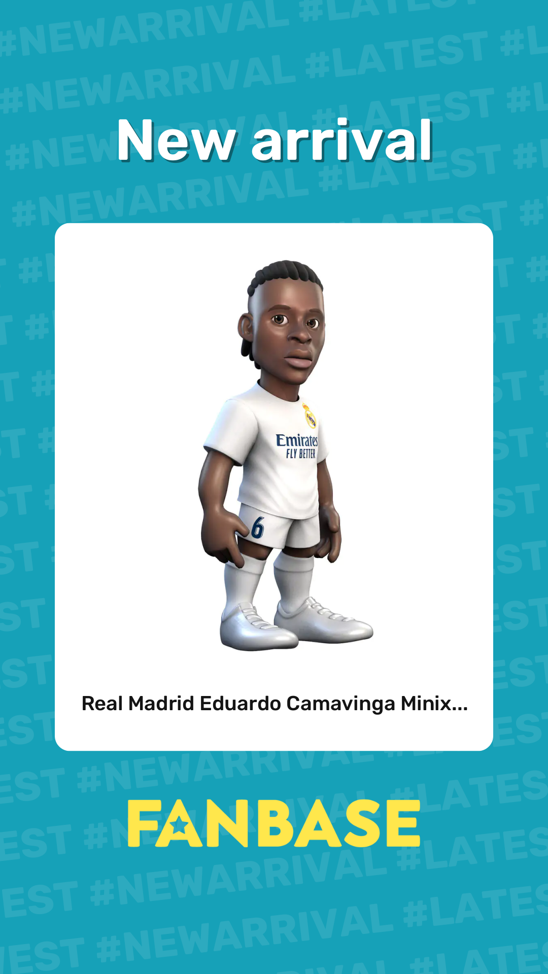 New arrival: Real Madrid Eduardo Camavinga Minix...