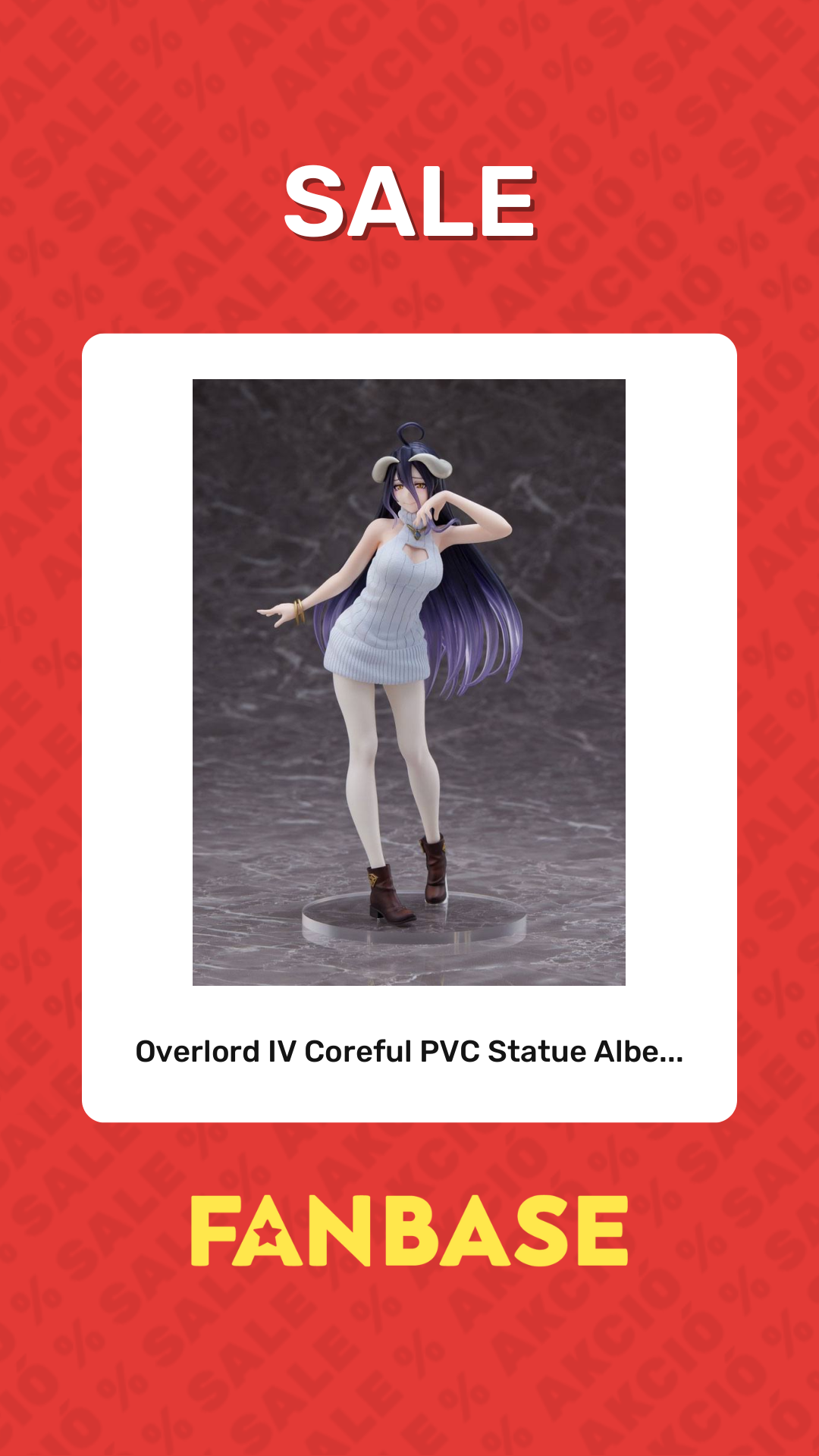 Sale: Overlord IV Coreful PVC Statue Albe...