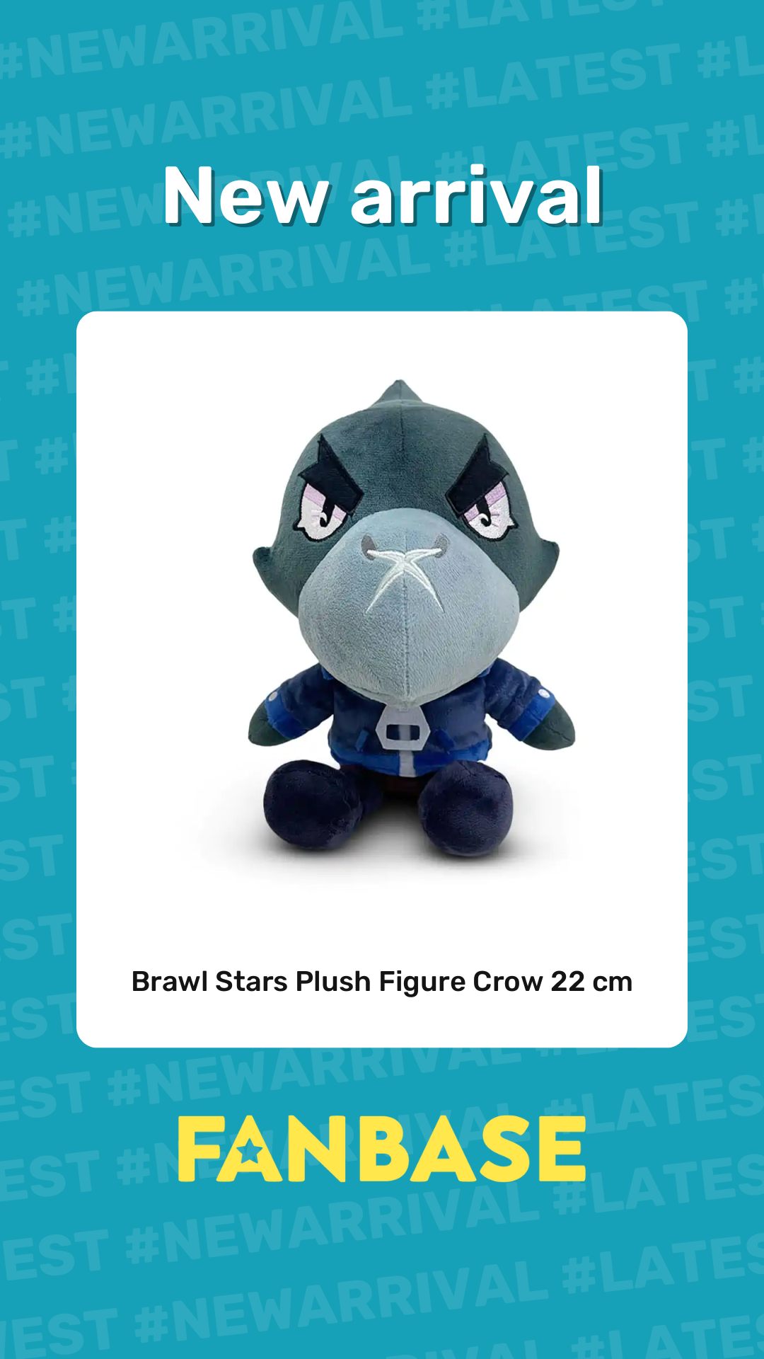New arrival: Brawl Stars Plush Figure Crow 22 cm