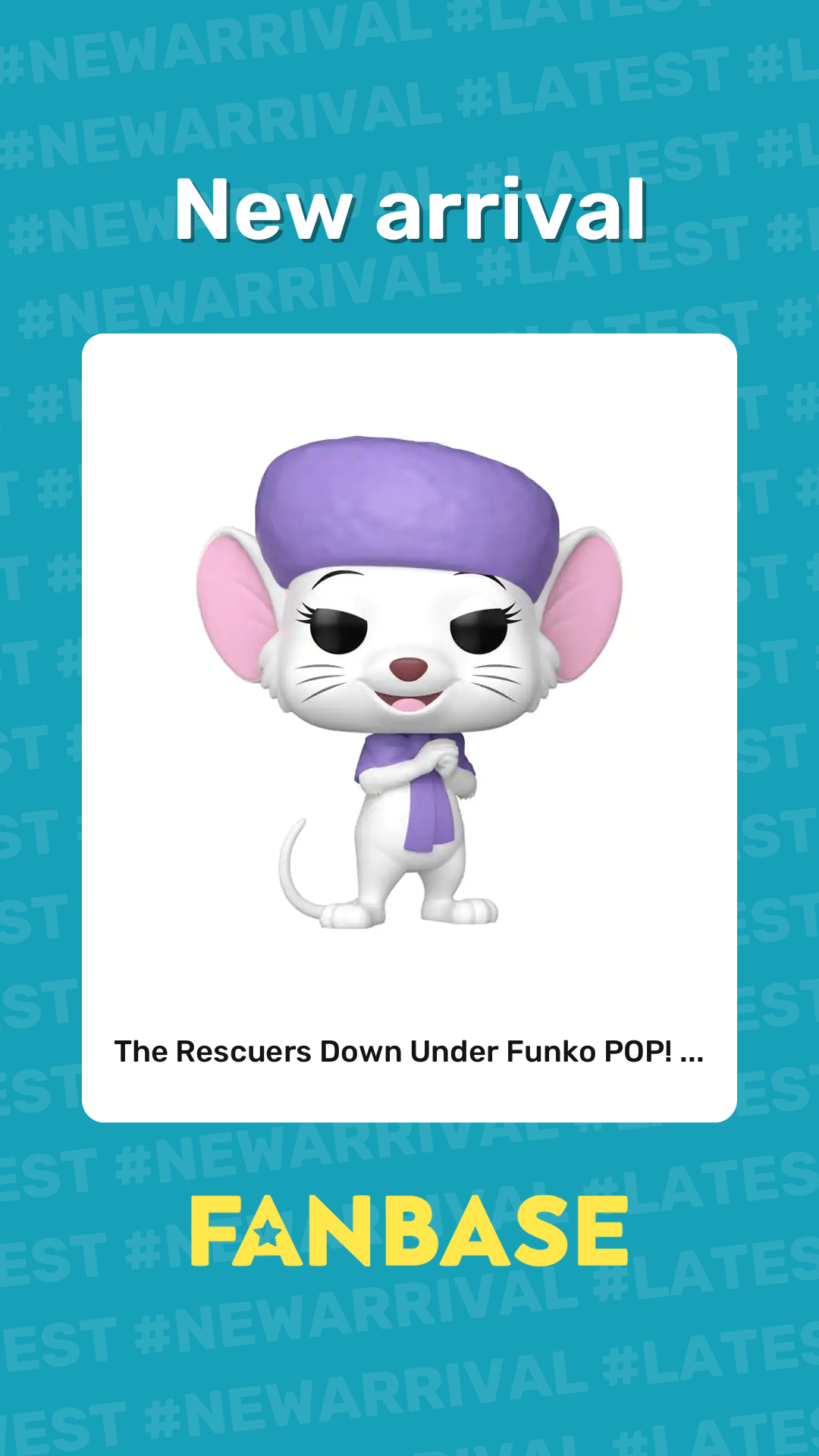 New arrival: The Rescuers Down Under Funko POP! ...