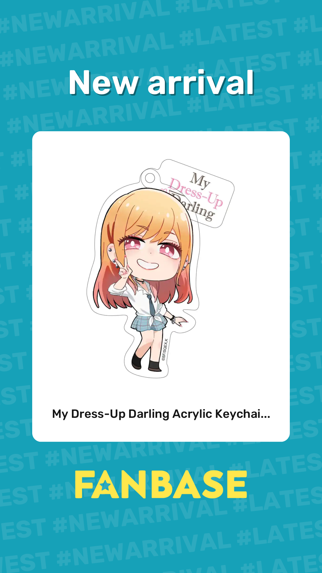 New arrival: My Dress-Up Darling Acrylic Keychai...