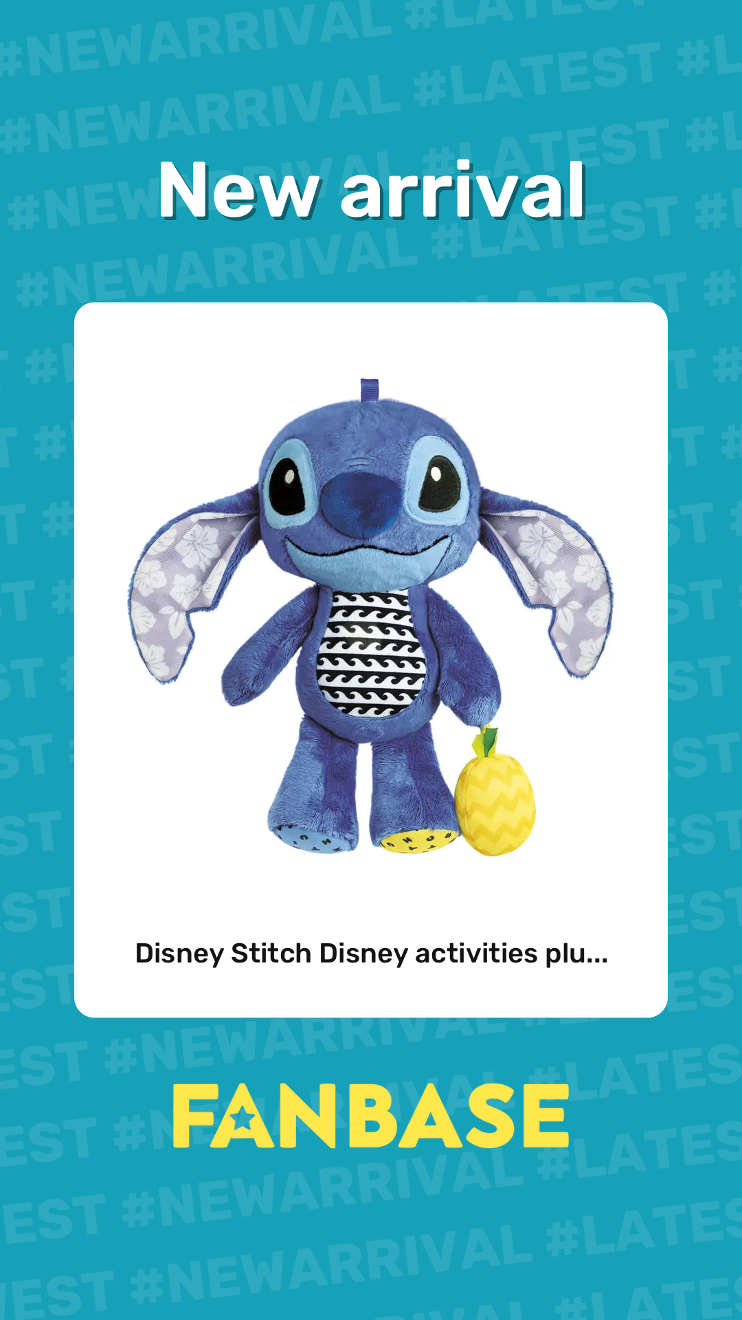 New arrival: Disney Stitch Disney activities plu...