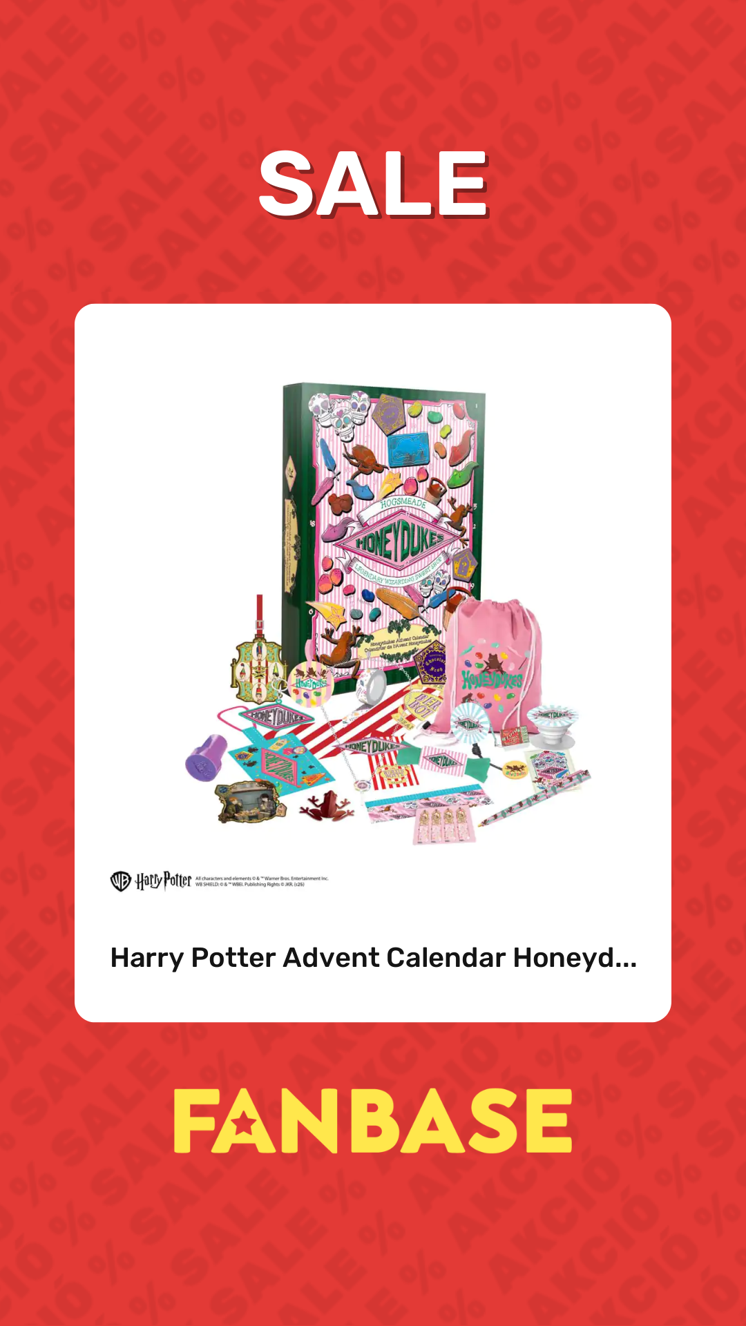 Sale: Harry Potter Advent Calendar Honeyd...