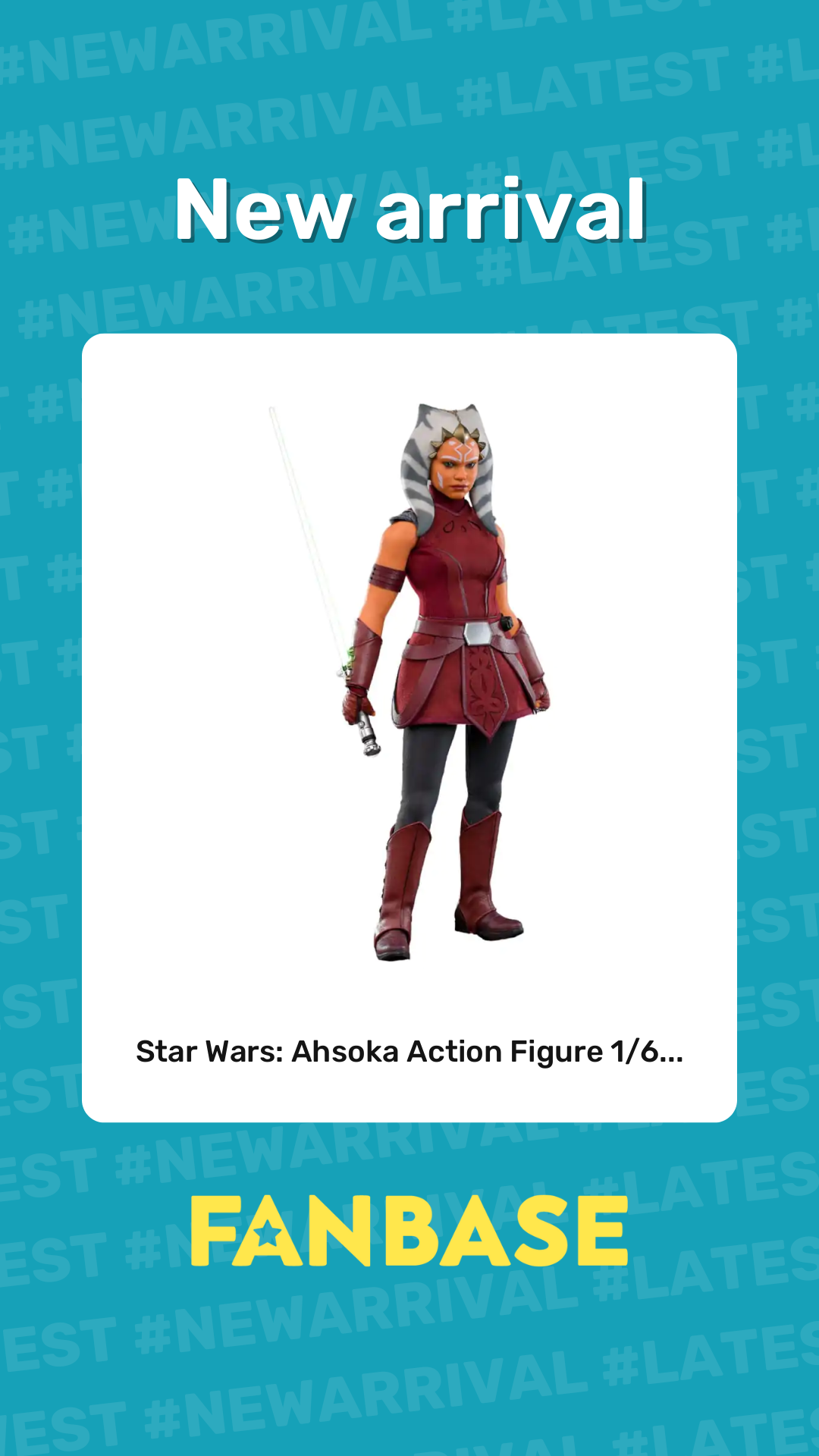 New arrival: Star Wars: Ahsoka Action Figure 1/6...
