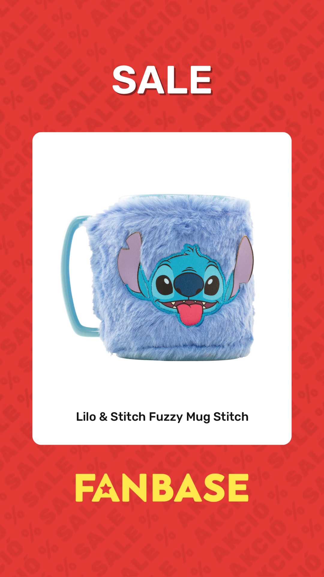 Sale: Lilo & Stitch Fuzzy Mug Stitch