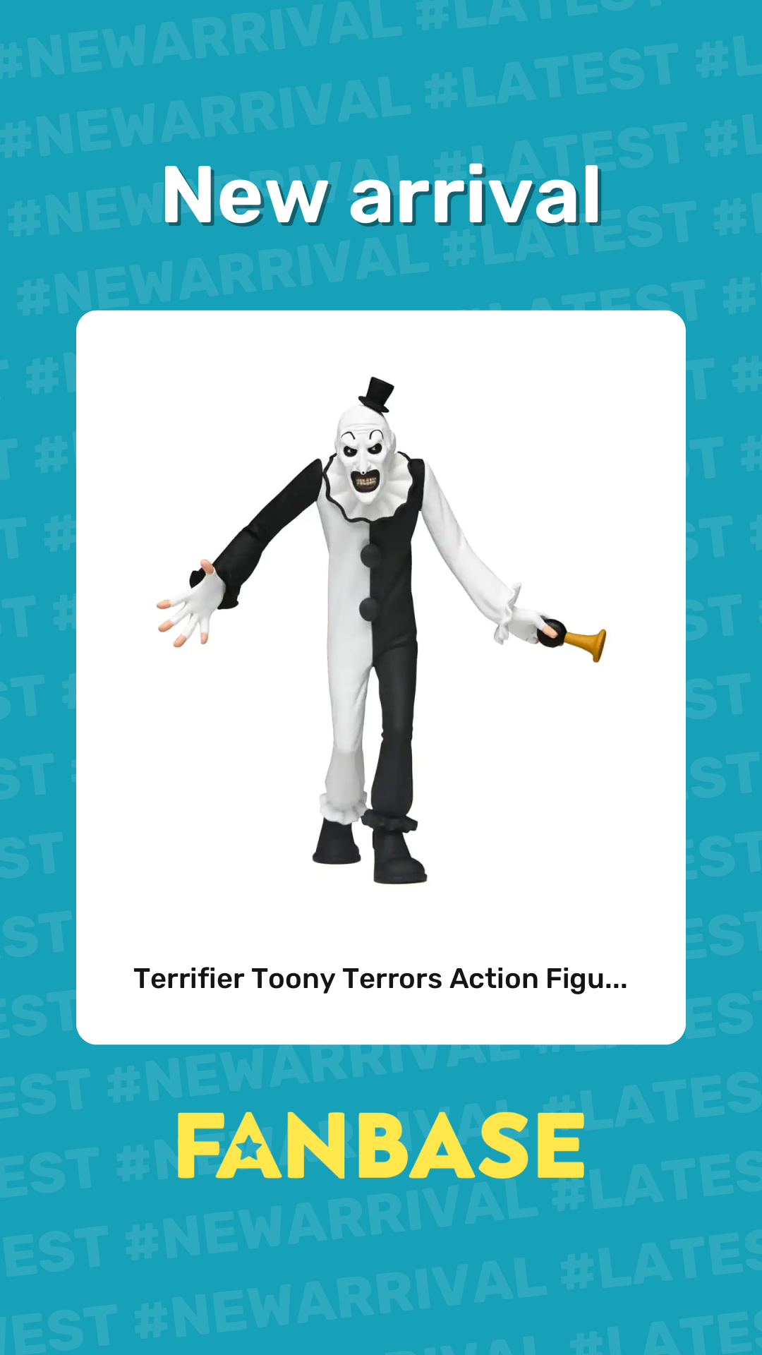 New arrival: Terrifier Toony Terrors Action Figu...