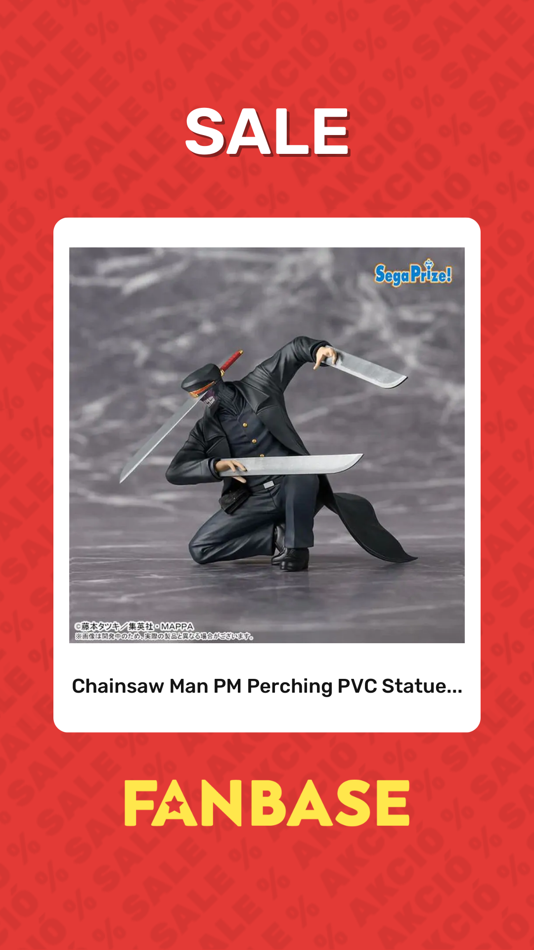 Sale: Chainsaw Man PM Perching PVC Statue...