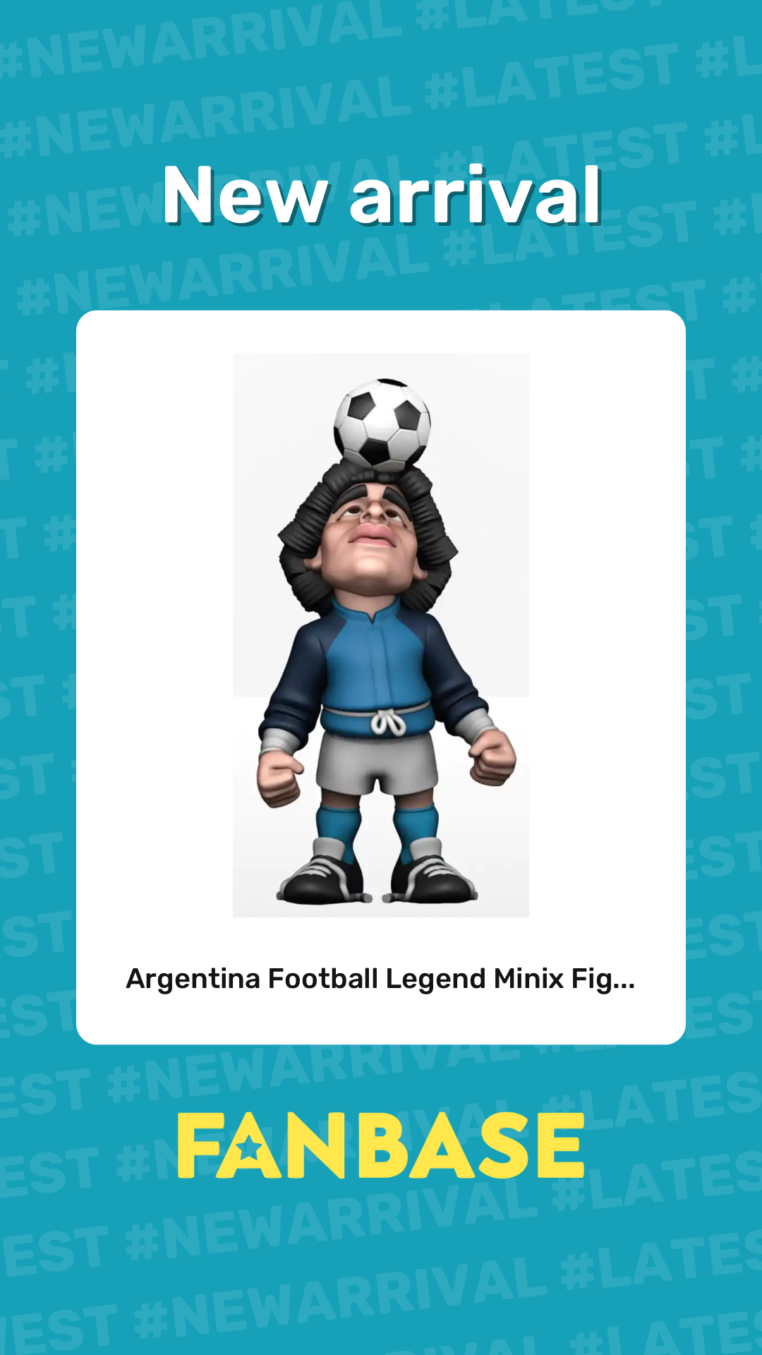 New arrival: Argentina Football Legend Minix Fig...