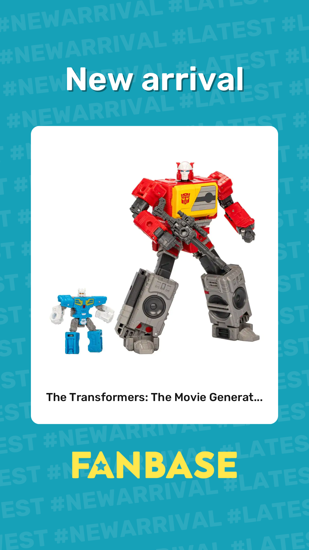 New arrival: The Transformers: The Movie Generat...