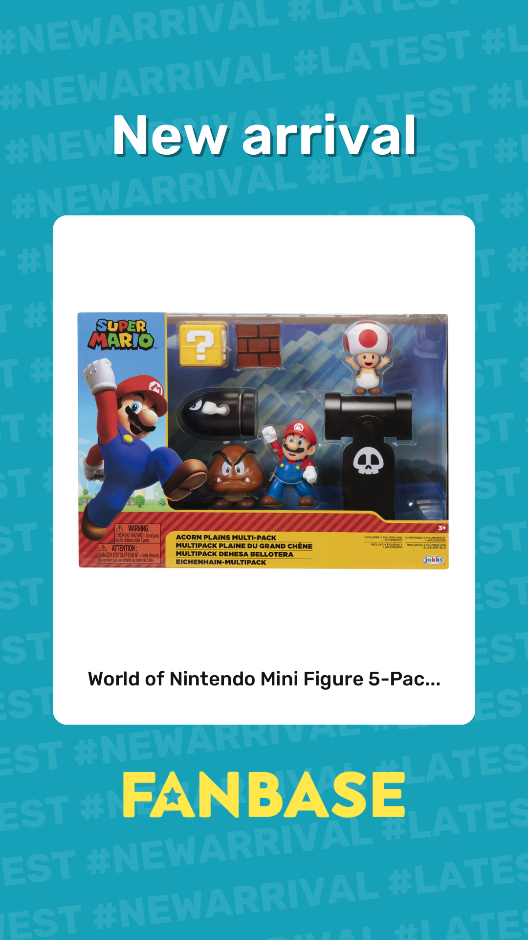 New arrival: World of Nintendo Mini Figure 5-Pac...