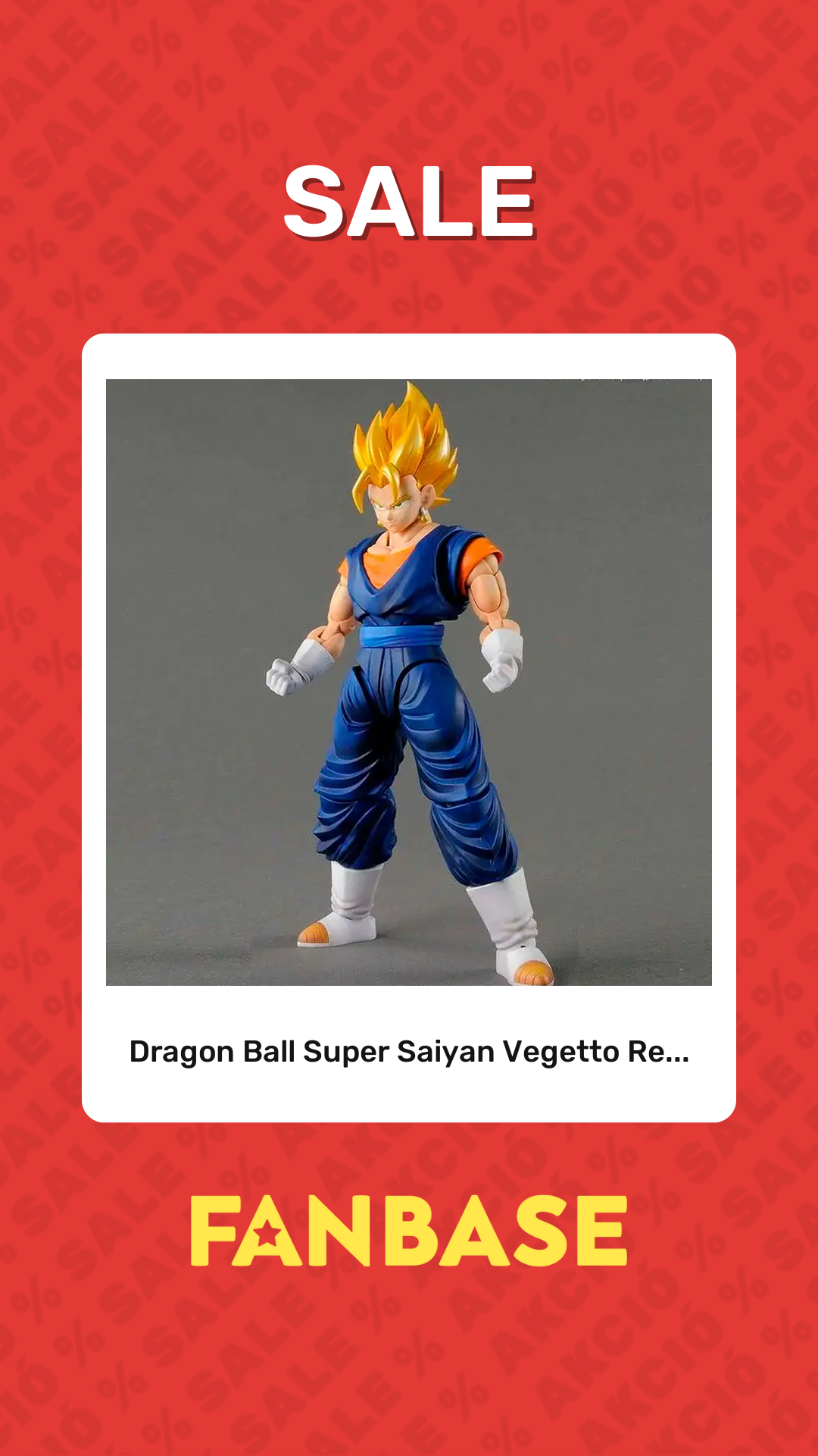 Sale: Dragon Ball Super Saiyan Vegetto Re...