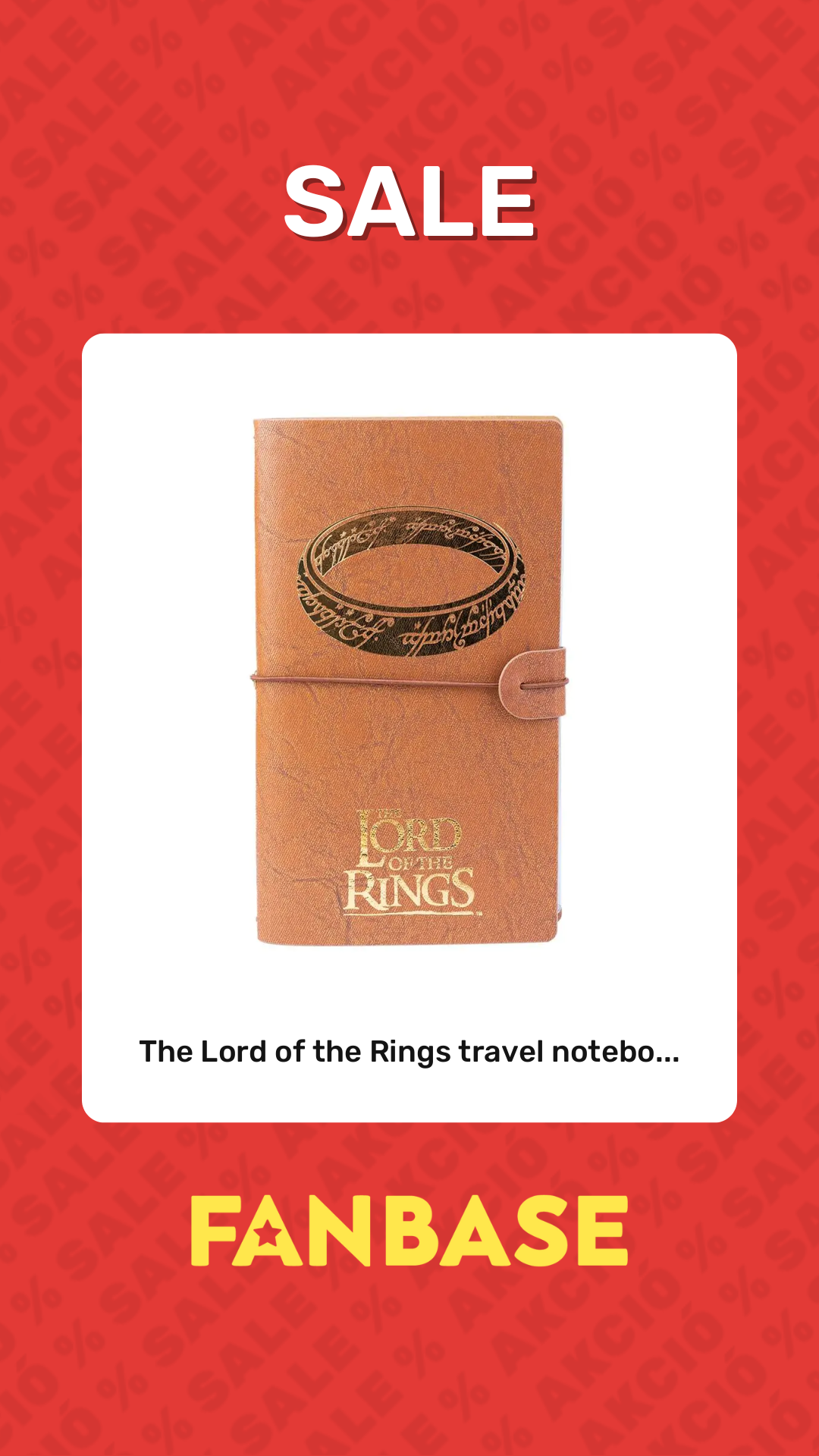 Sale: The Lord of the Rings travel notebo...