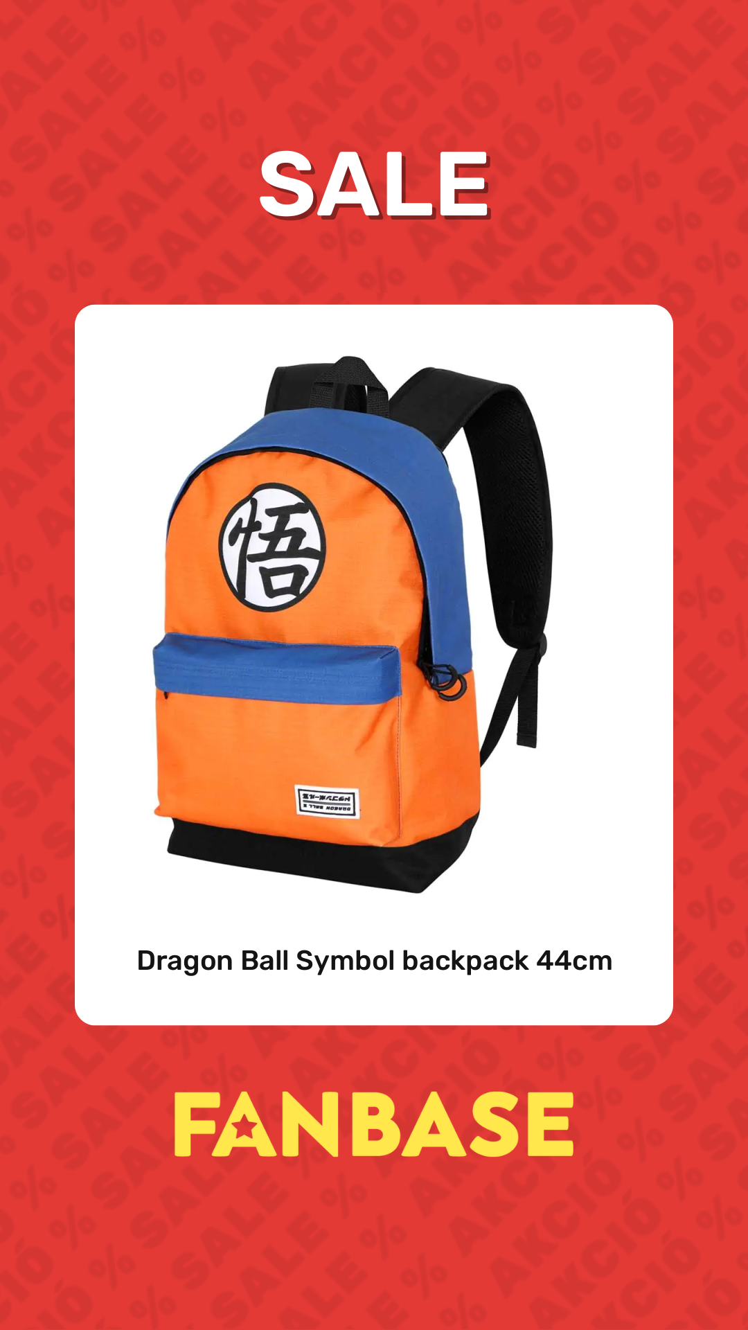 Sale: Dragon Ball Symbol backpack 44cm