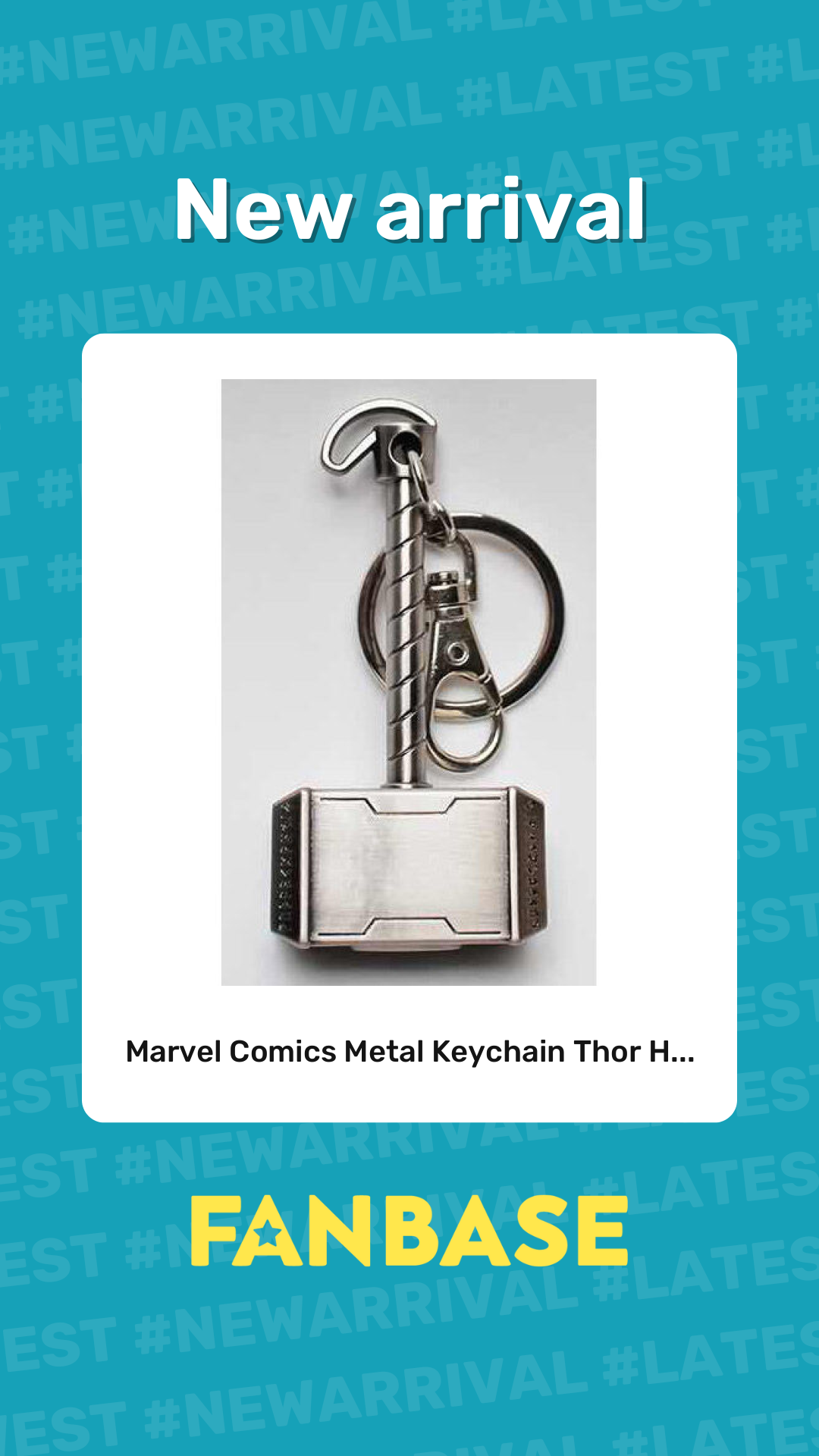 New arrival: Marvel Comics Metal Keychain Thor H...
