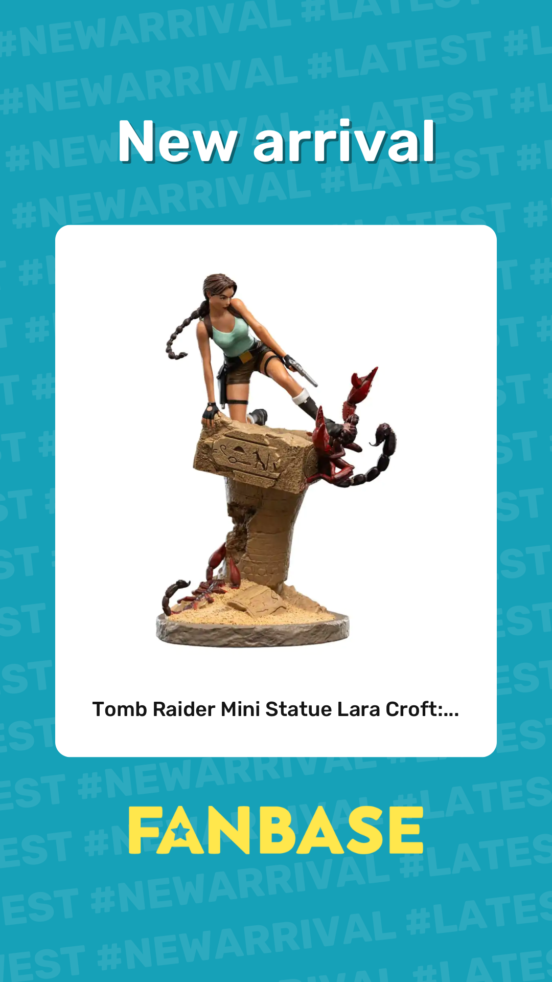 New arrival: Tomb Raider Mini Statue Lara Croft:...