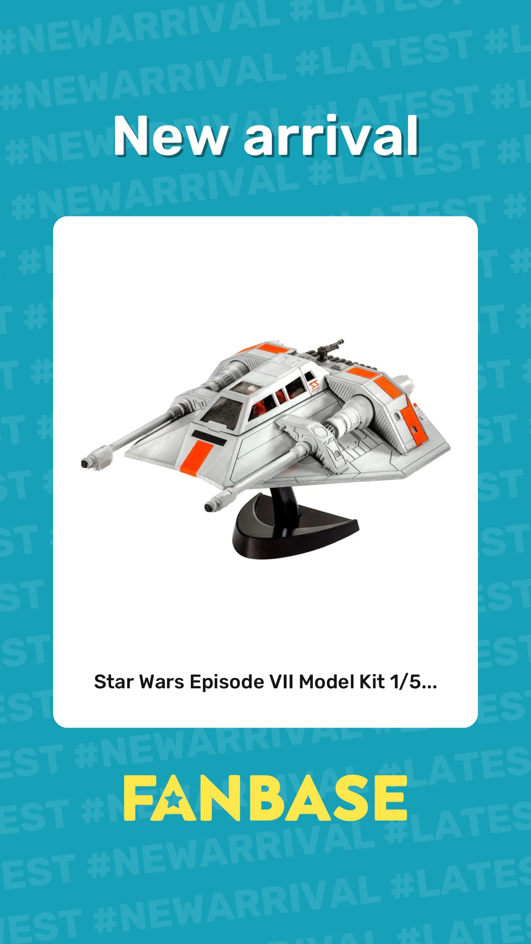 New arrival: Star Wars Episode VII Model Kit 1/5...