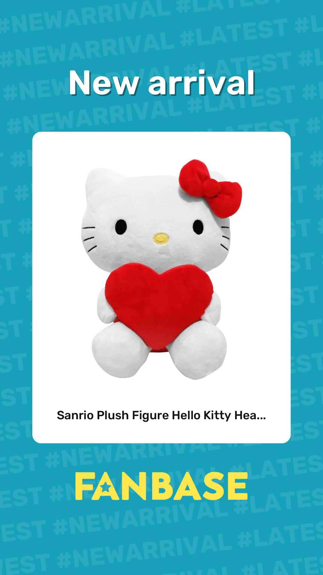 New arrival: Sanrio Plush Figure Hello Kitty Hea...