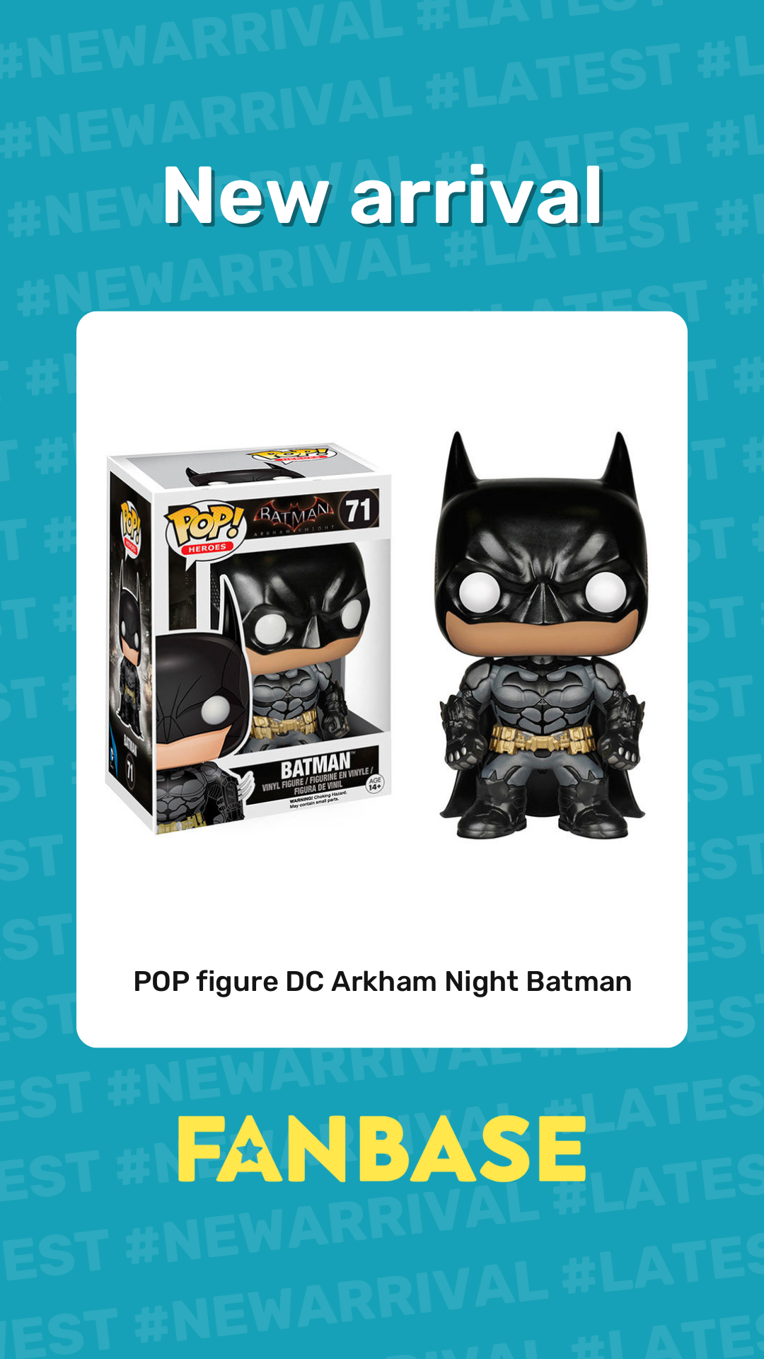 New arrival: POP figure DC Arkham Night Batman