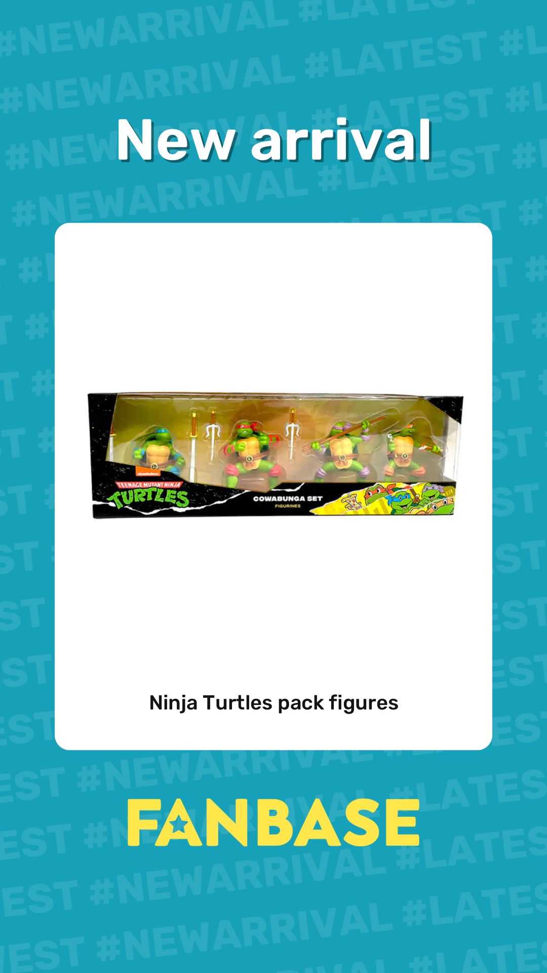 New arrival: Ninja Turtles pack figures