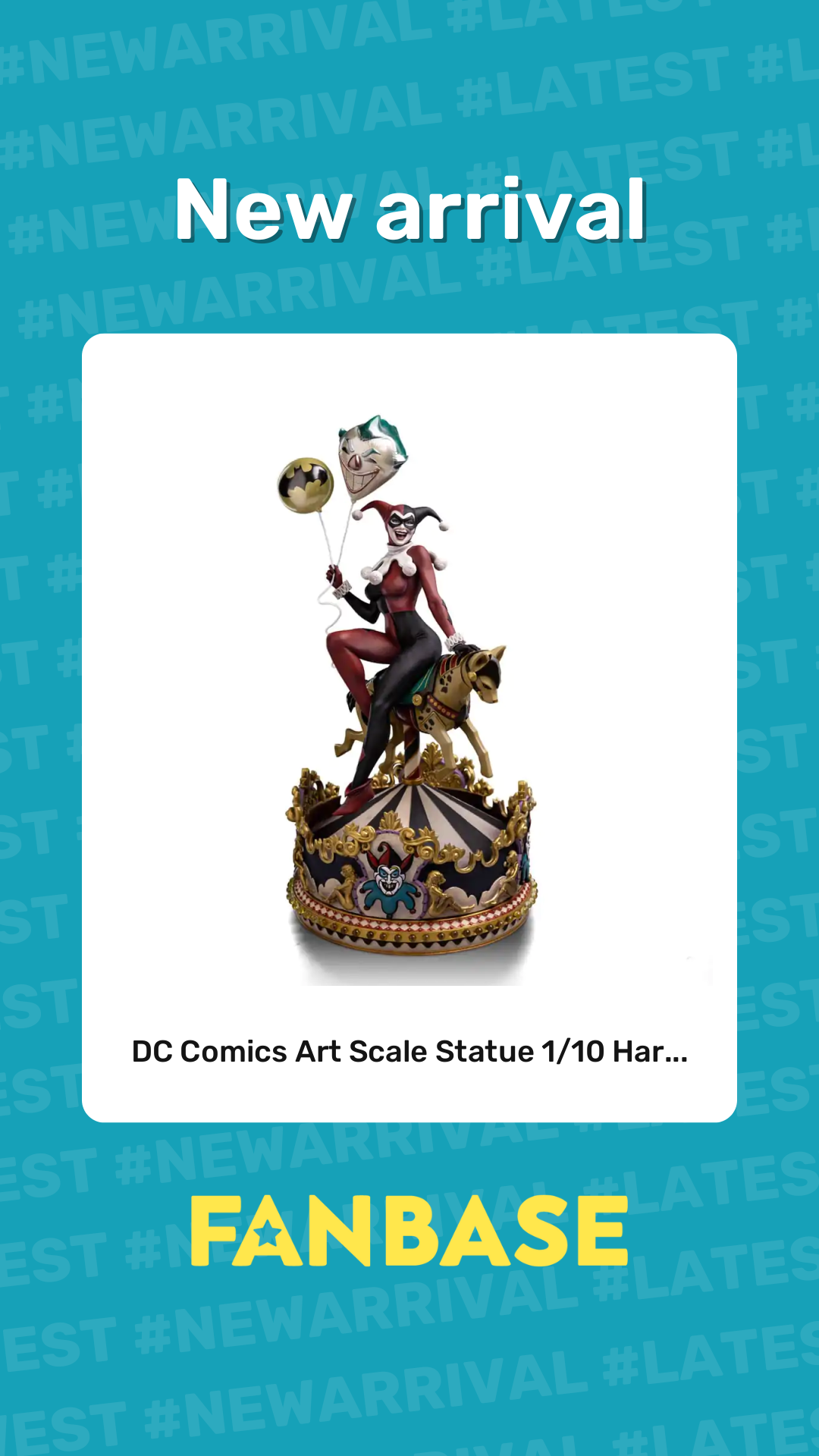 New arrival: DC Comics Art Scale Statue 1/10 Har...