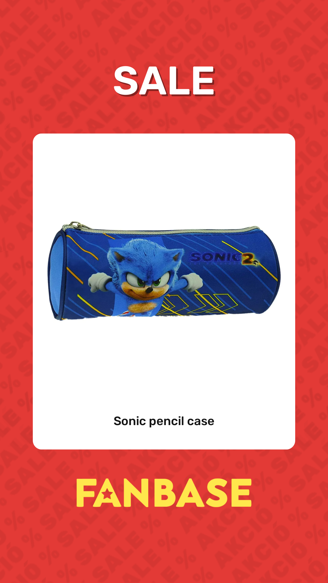 Sale: Sonic pencil case