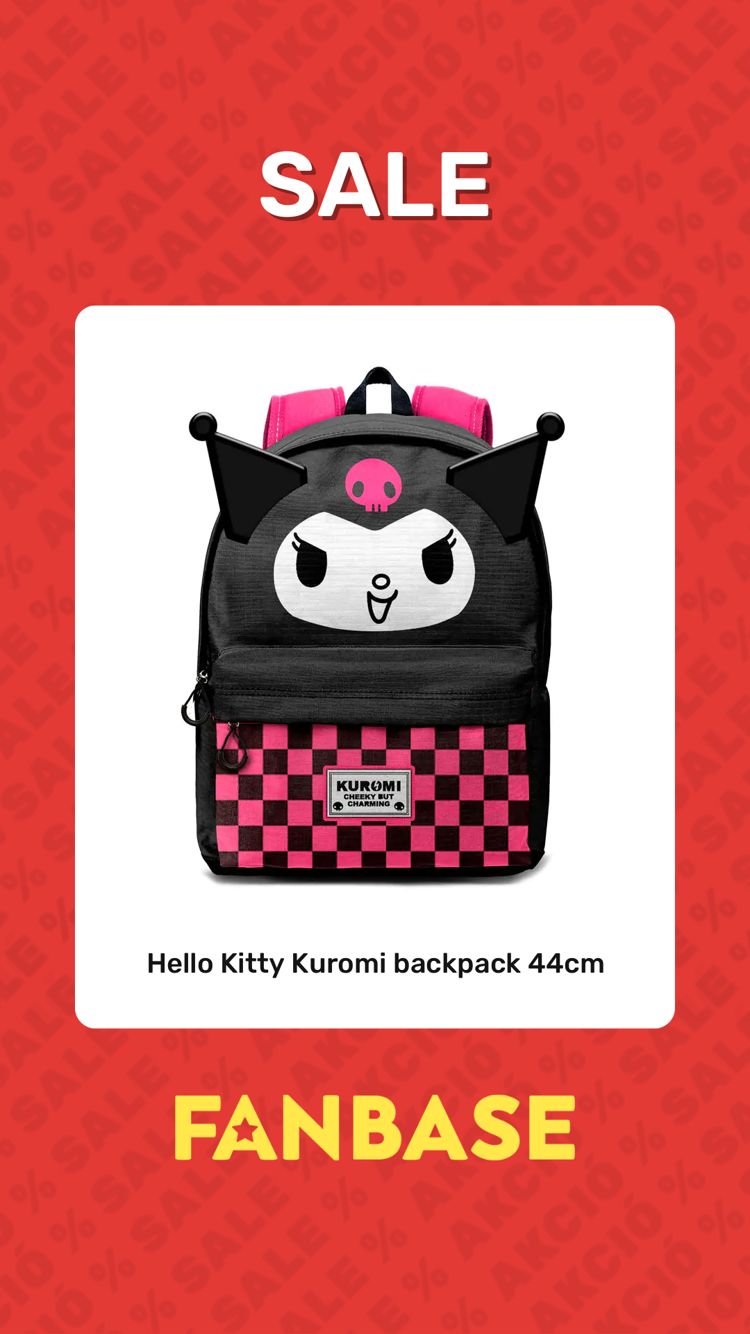 Sale: Hello Kitty Kuromi backpack 44cm