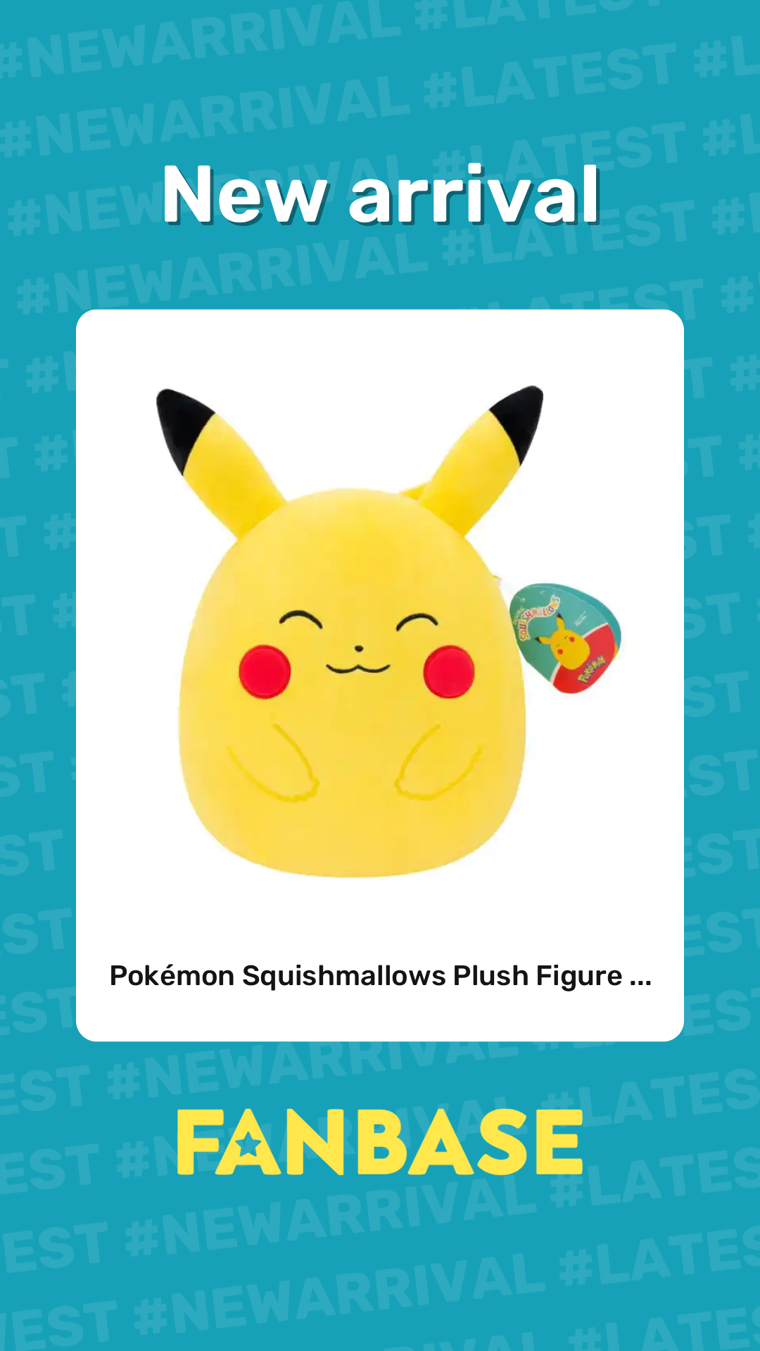 New arrival: Pokémon Squishmallows Plush Figure ...