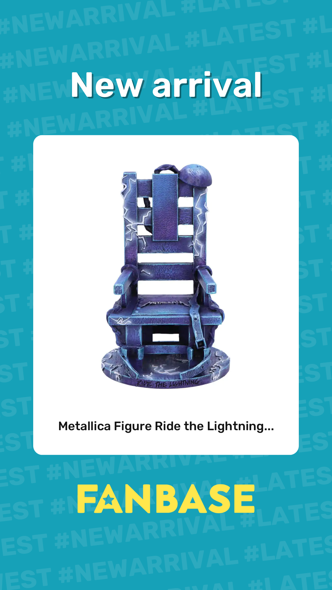 New arrival: Metallica Figure Ride the Lightning...