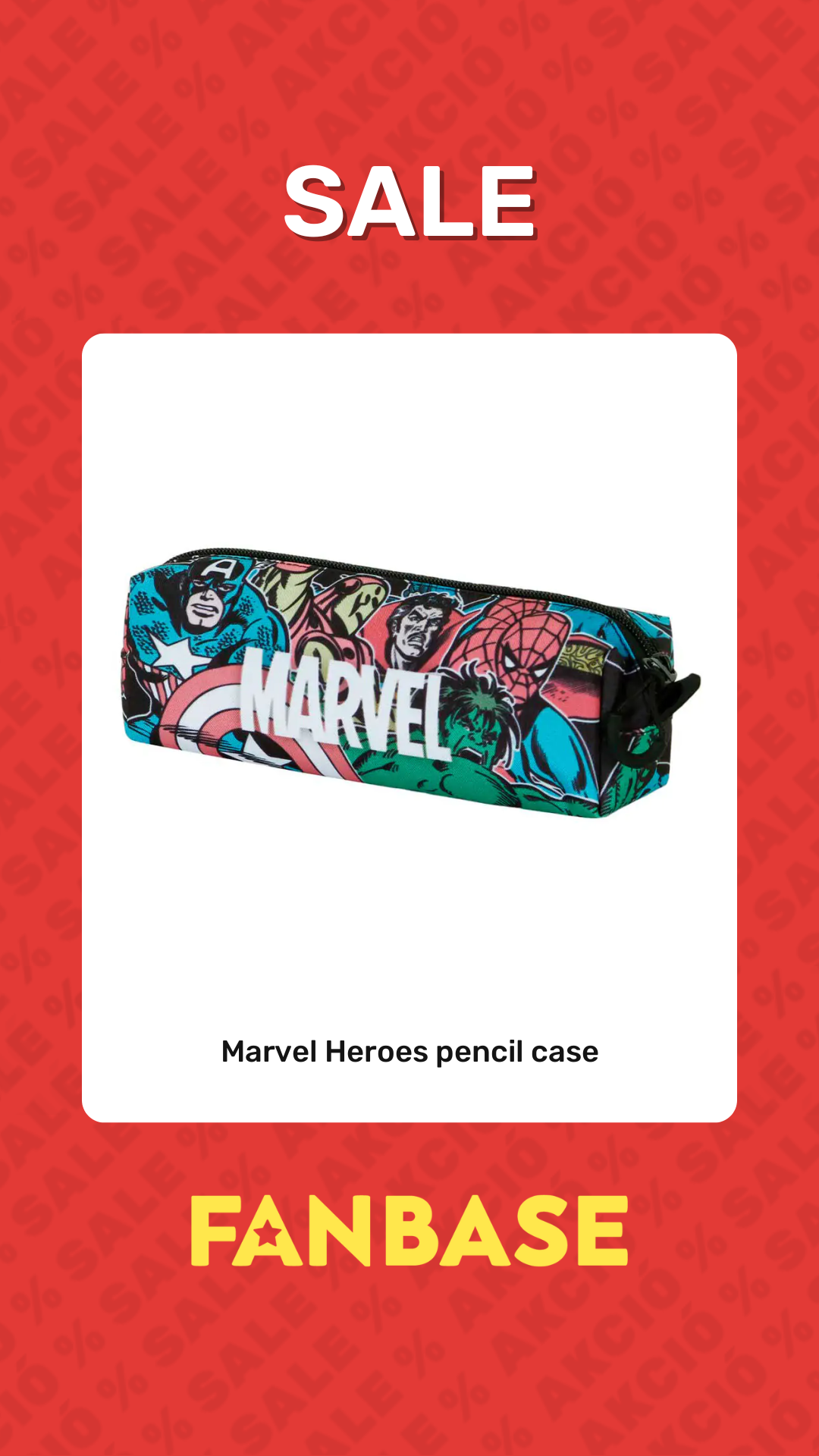 Sale: Marvel Heroes pencil case