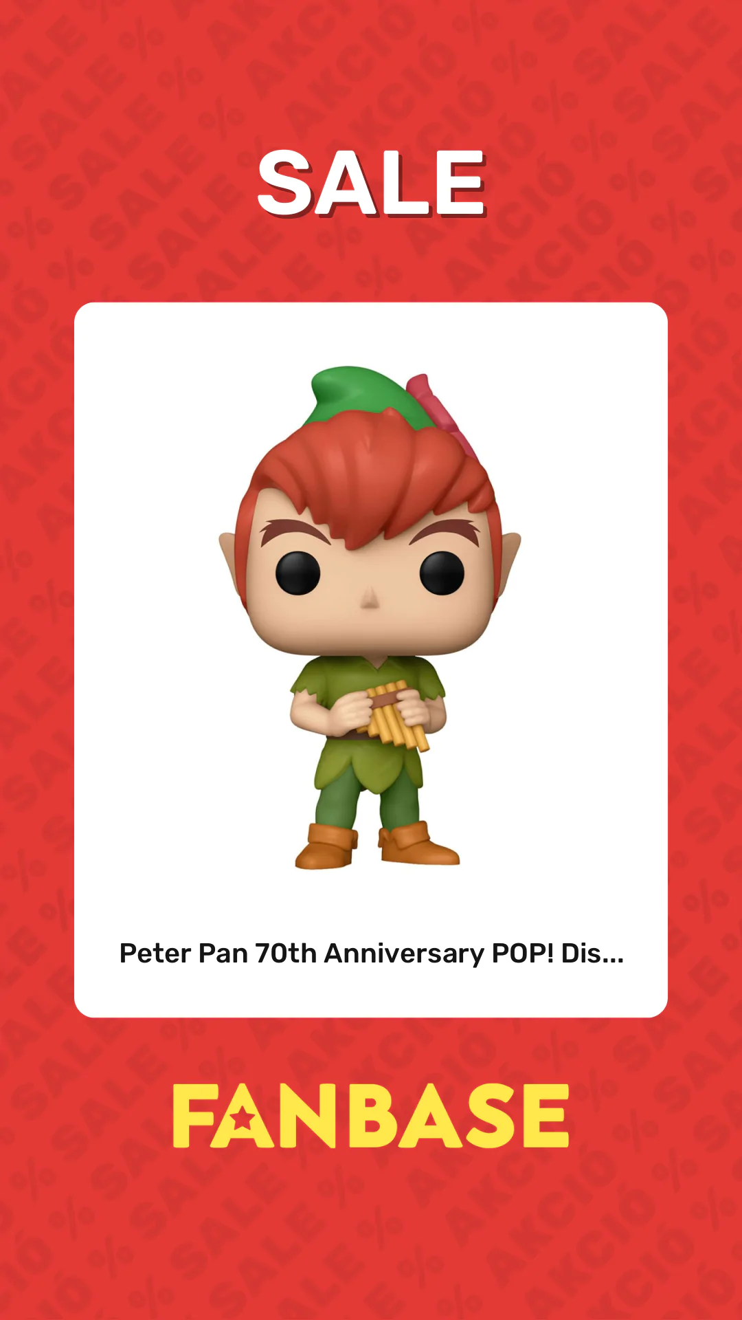 Sale: Peter Pan 70th Anniversary POP! Dis...