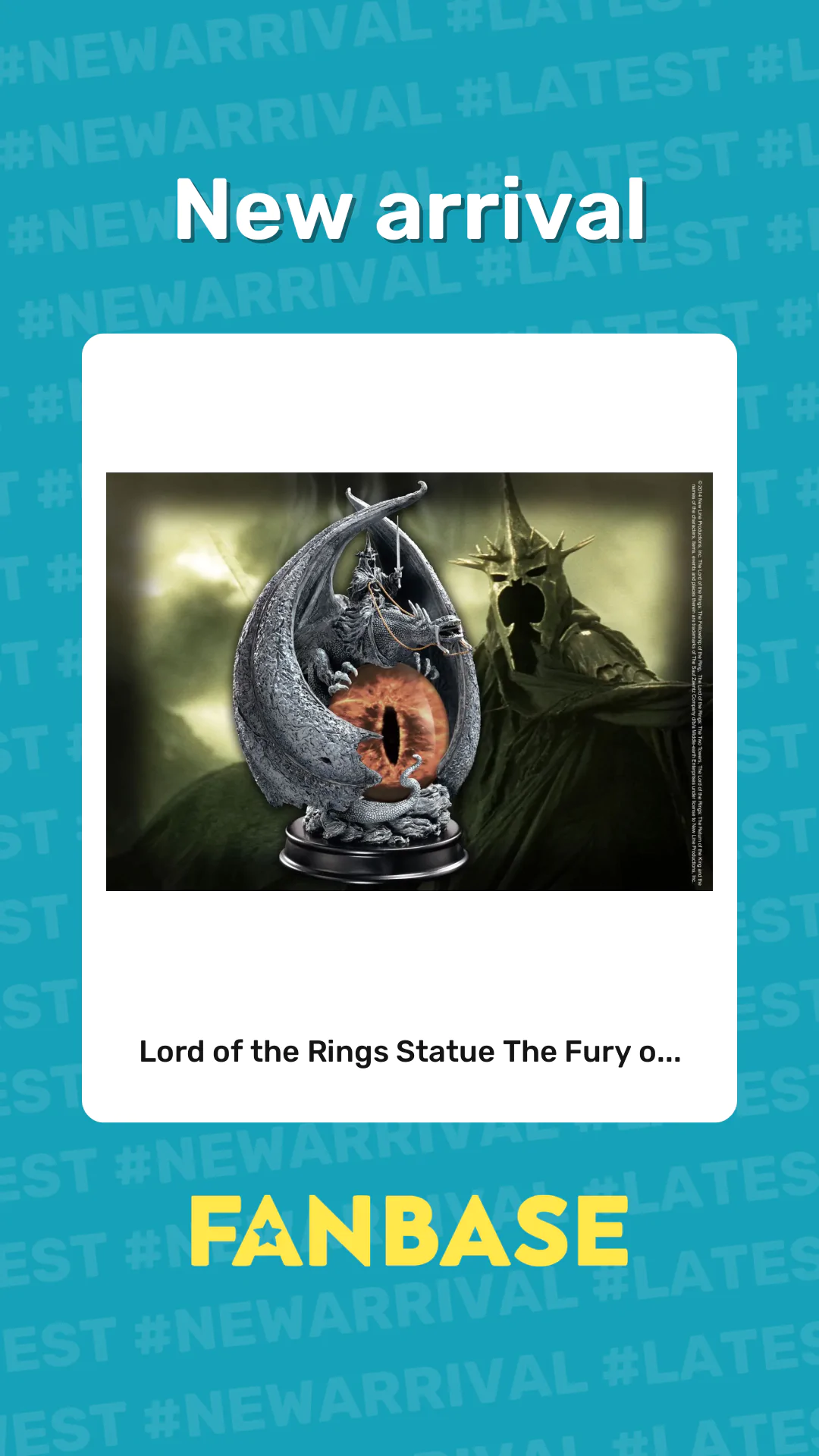 New arrival: Lord of the Rings Statue The Fury o...