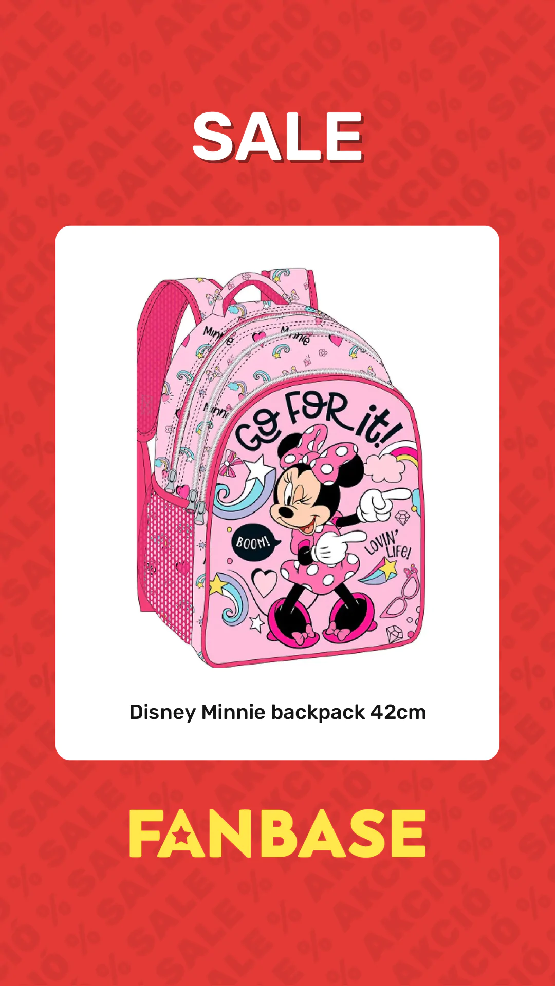 Sale: Disney Minnie backpack 42cm